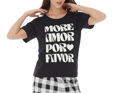 Foto 3 | Pijama Tops & Bottoms para Mujer 2 Piezas