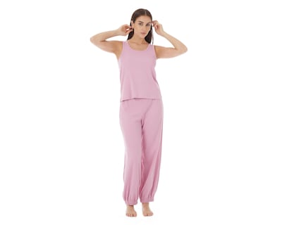 Foto 1 | Pijama Tops & Bottoms para Mujer 2 Piezas