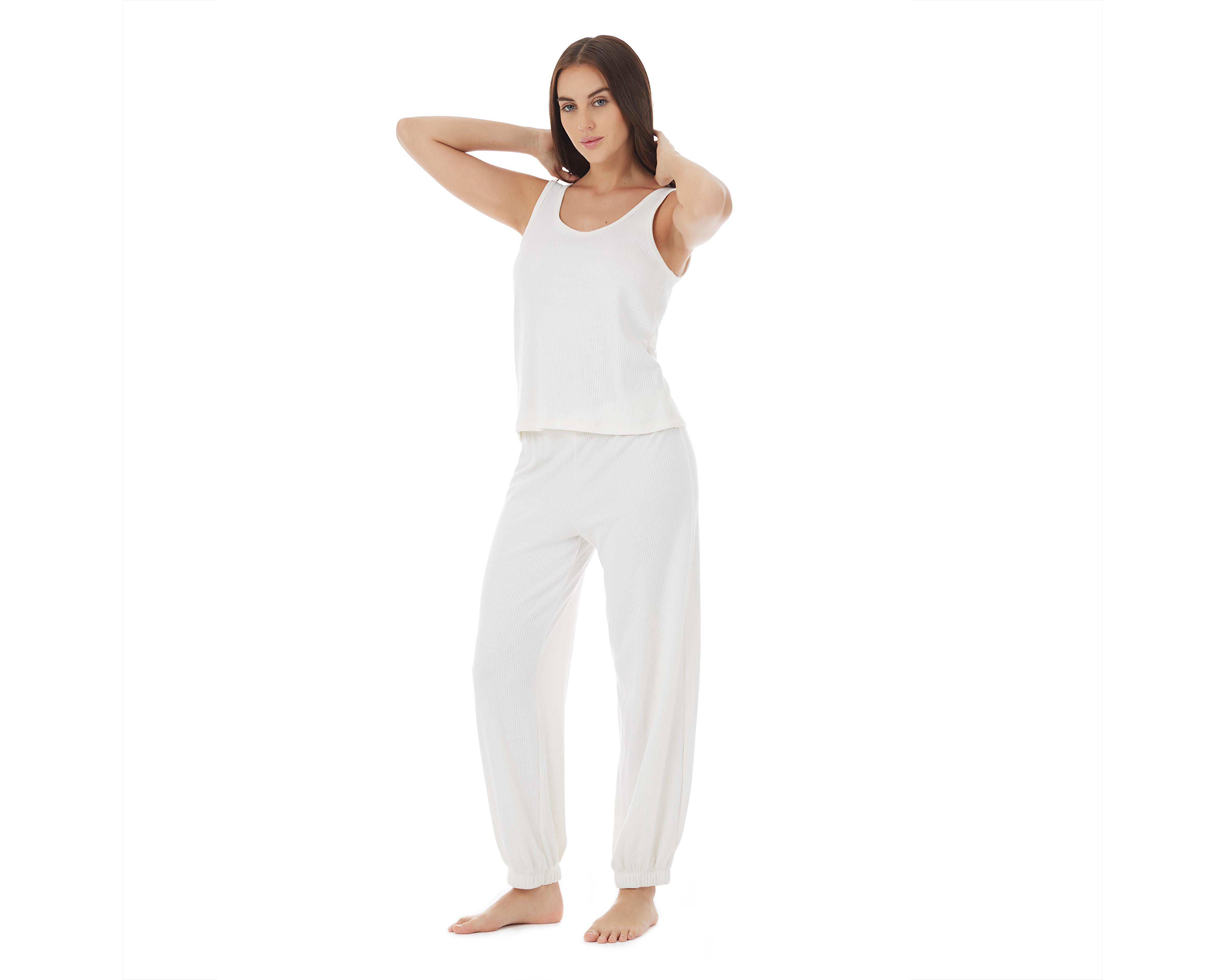 Foto 4 | Pijama Tops & Bottoms para Mujer 2 Piezas
