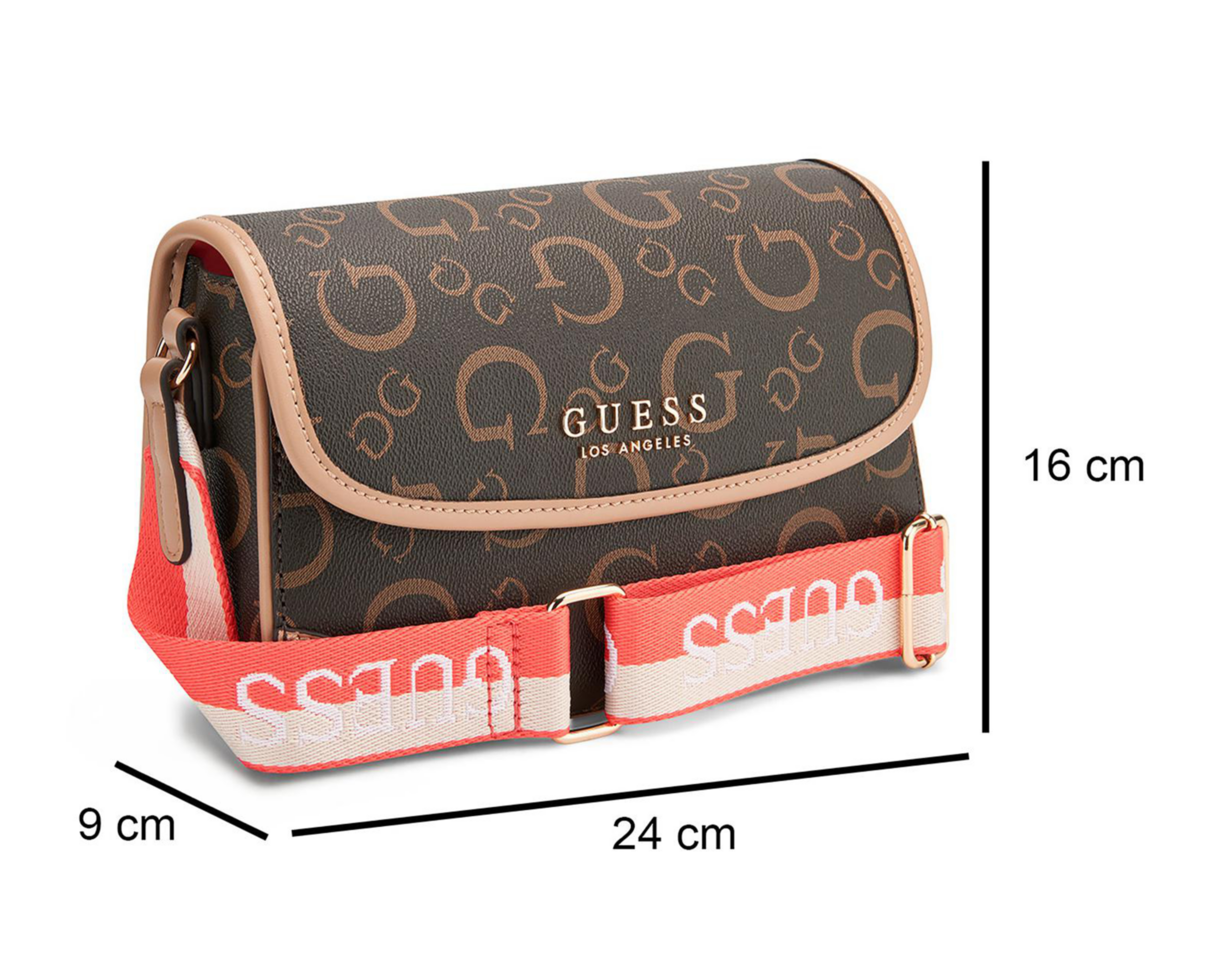 Foto 5 | Bolsa Cruzada Guess Nichole