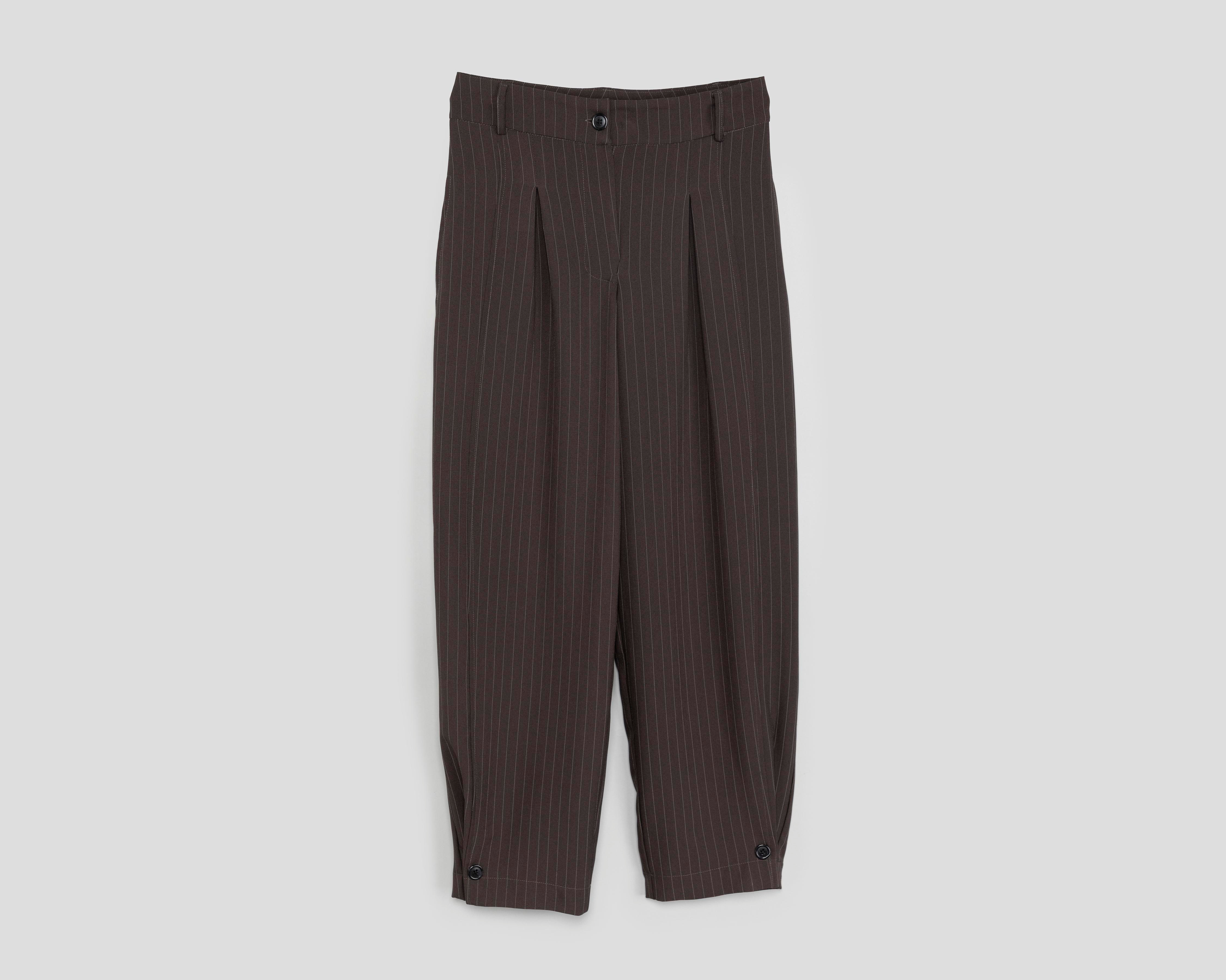 Foto 2 pulgar | Pantalón de Vestir Strona a Rayas para Mujer