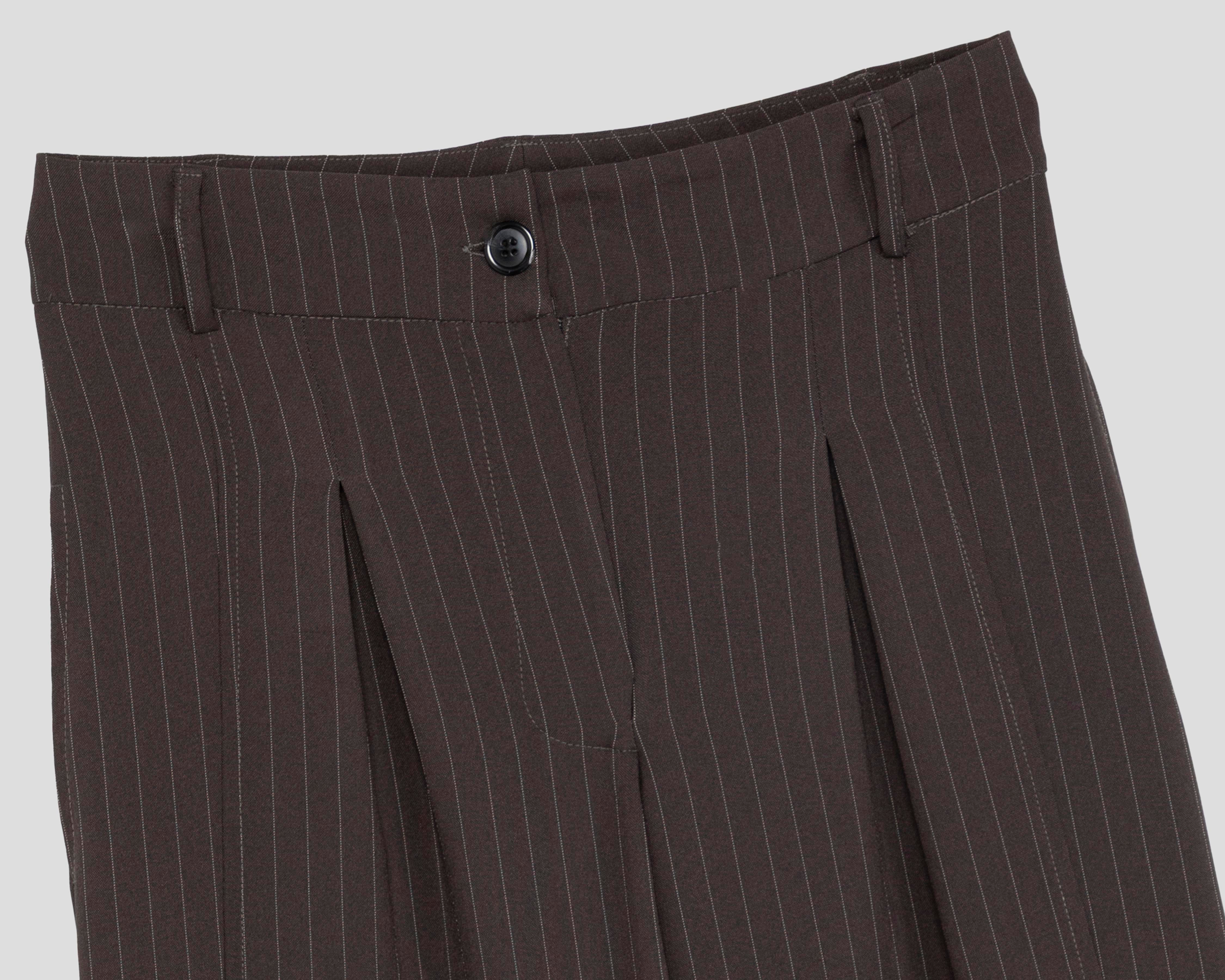 Foto 4 pulgar | Pantalón de Vestir Strona a Rayas para Mujer