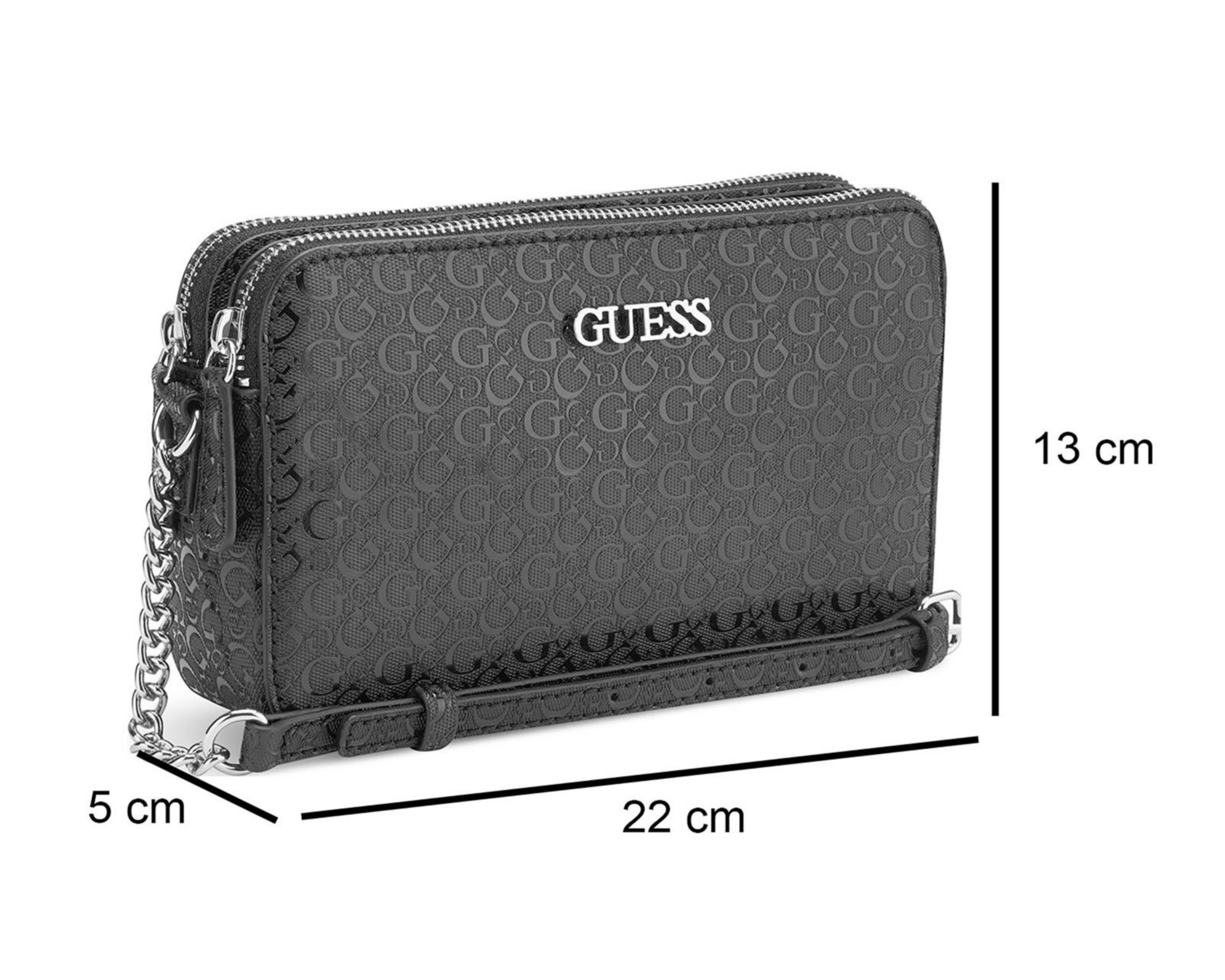 Foto 5 | Bolsa Cruzada Guess Tidewood