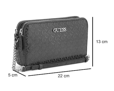 Foto 5 | Bolsa Cruzada Guess Tidewood