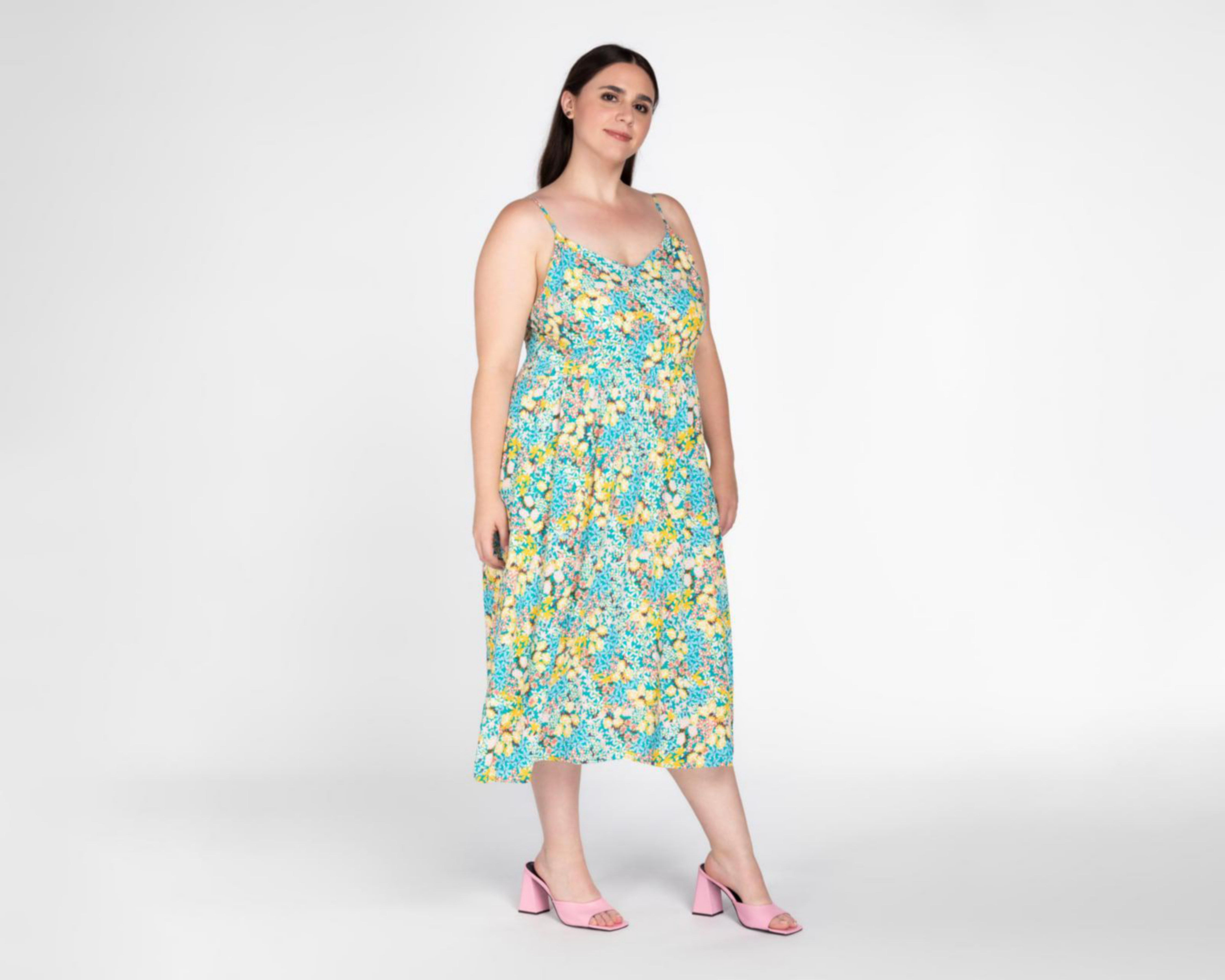 Foto 5 pulgar | Vestido 18 Forever Casual de Tirantes con Estampado Floral