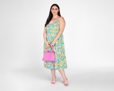 Foto 5 | Vestido 18 Forever Casual de Tirantes con Estampado Floral