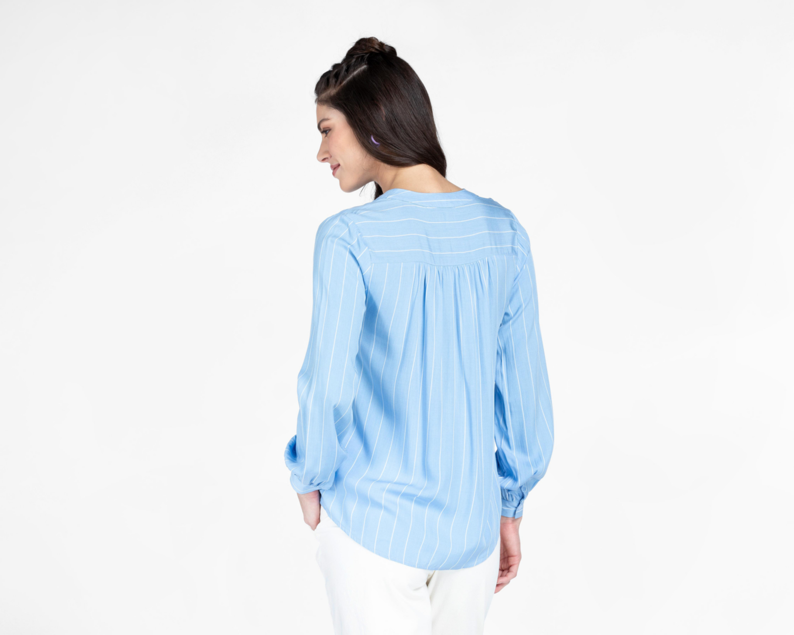 Foto 4 pulgar | Blusa Refill Manga Larga con Botones