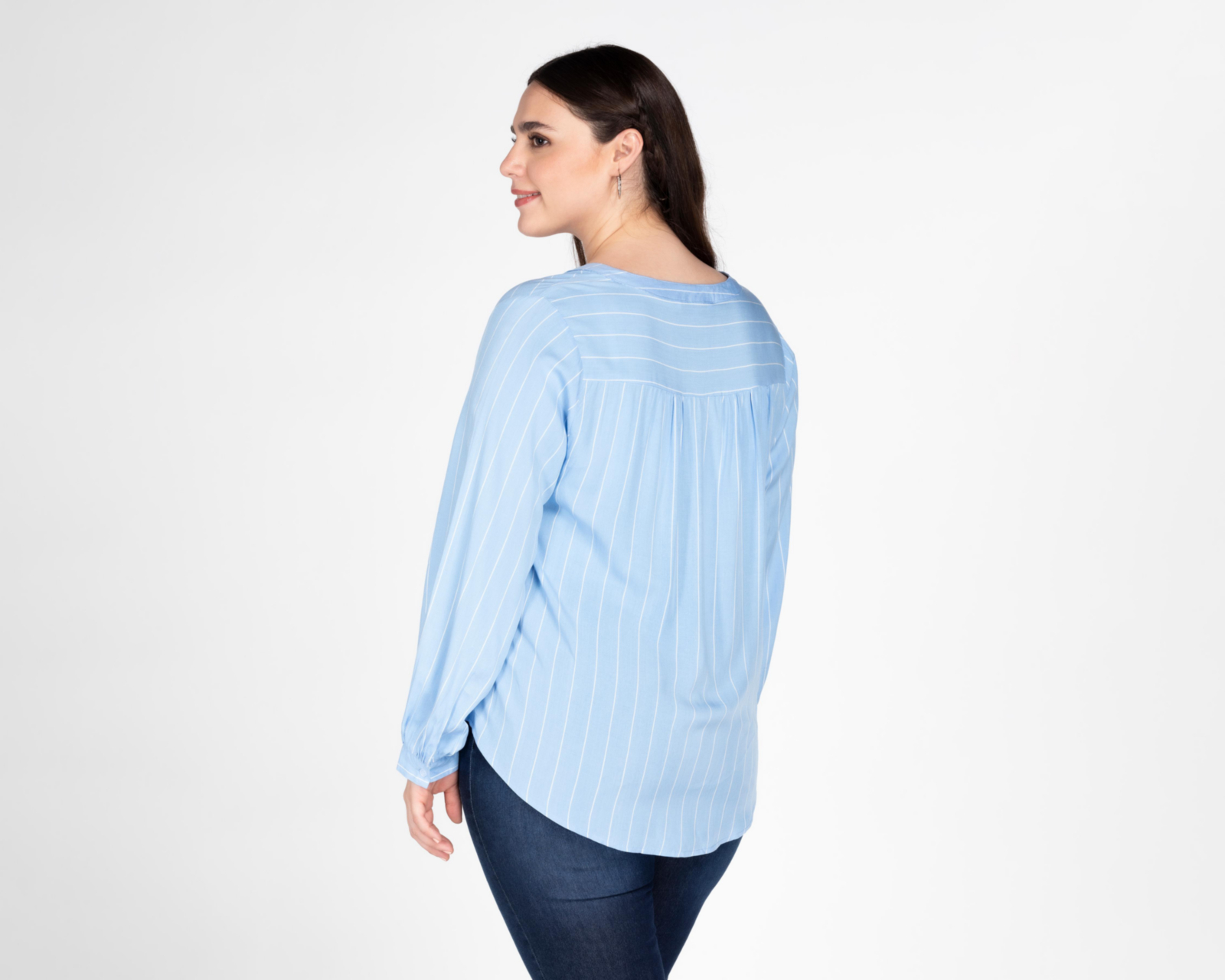 Foto 6 | Blusa Refill Manga Larga con Botones