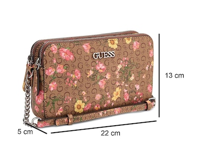 Foto 5 | Bolsa Cruzada Guess Tidewood