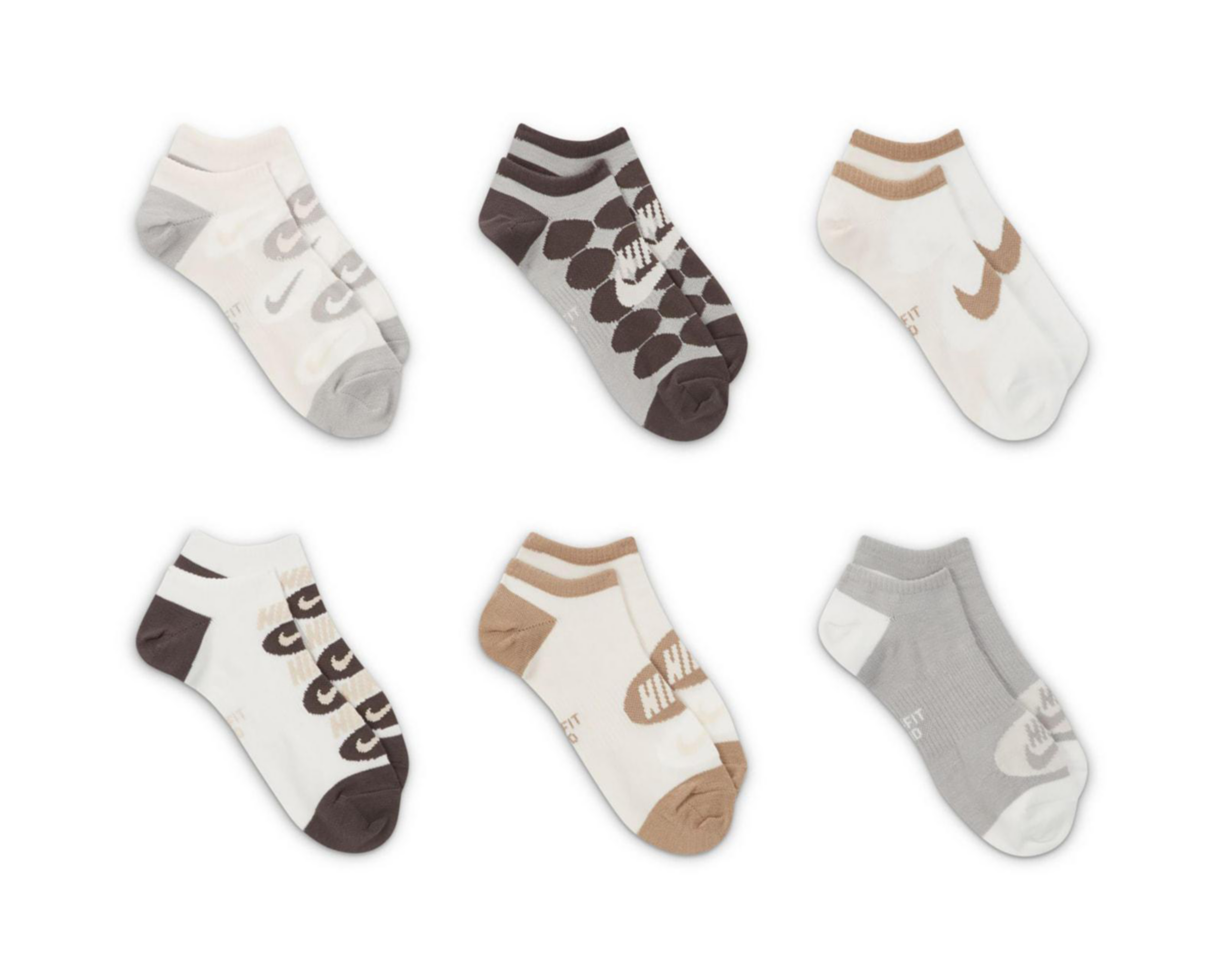 Foto 4 pulgar | Calcetas Deportivas Nike Dri-FIT para Mujer 6 Pares