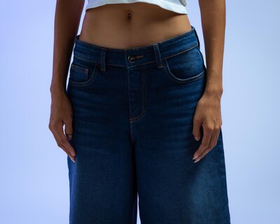 Foto 4 | Pantalón Capri Strona de Mezclilla para Mujer