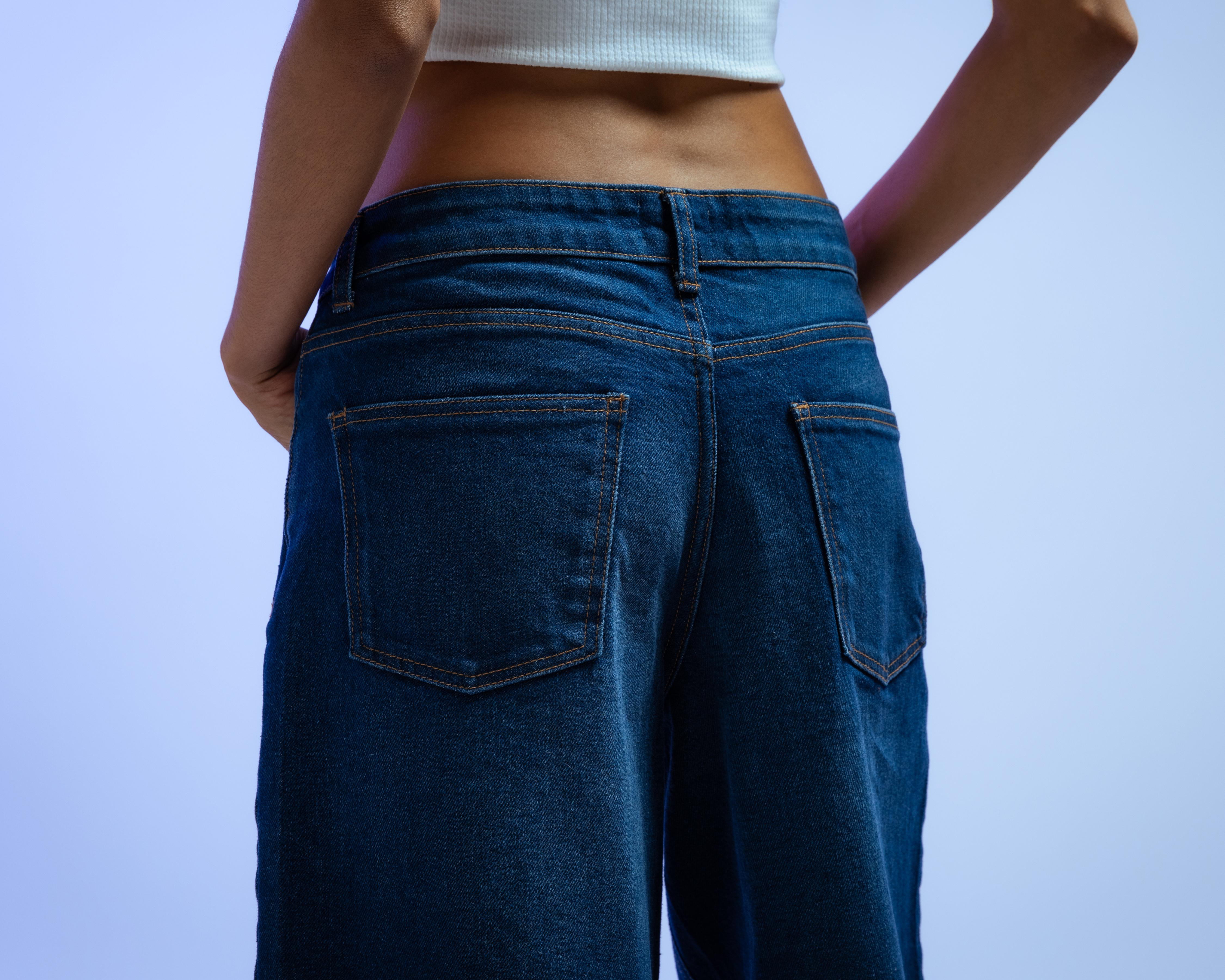 Foto 6 pulgar | Pantalón Capri Strona de Mezclilla para Mujer