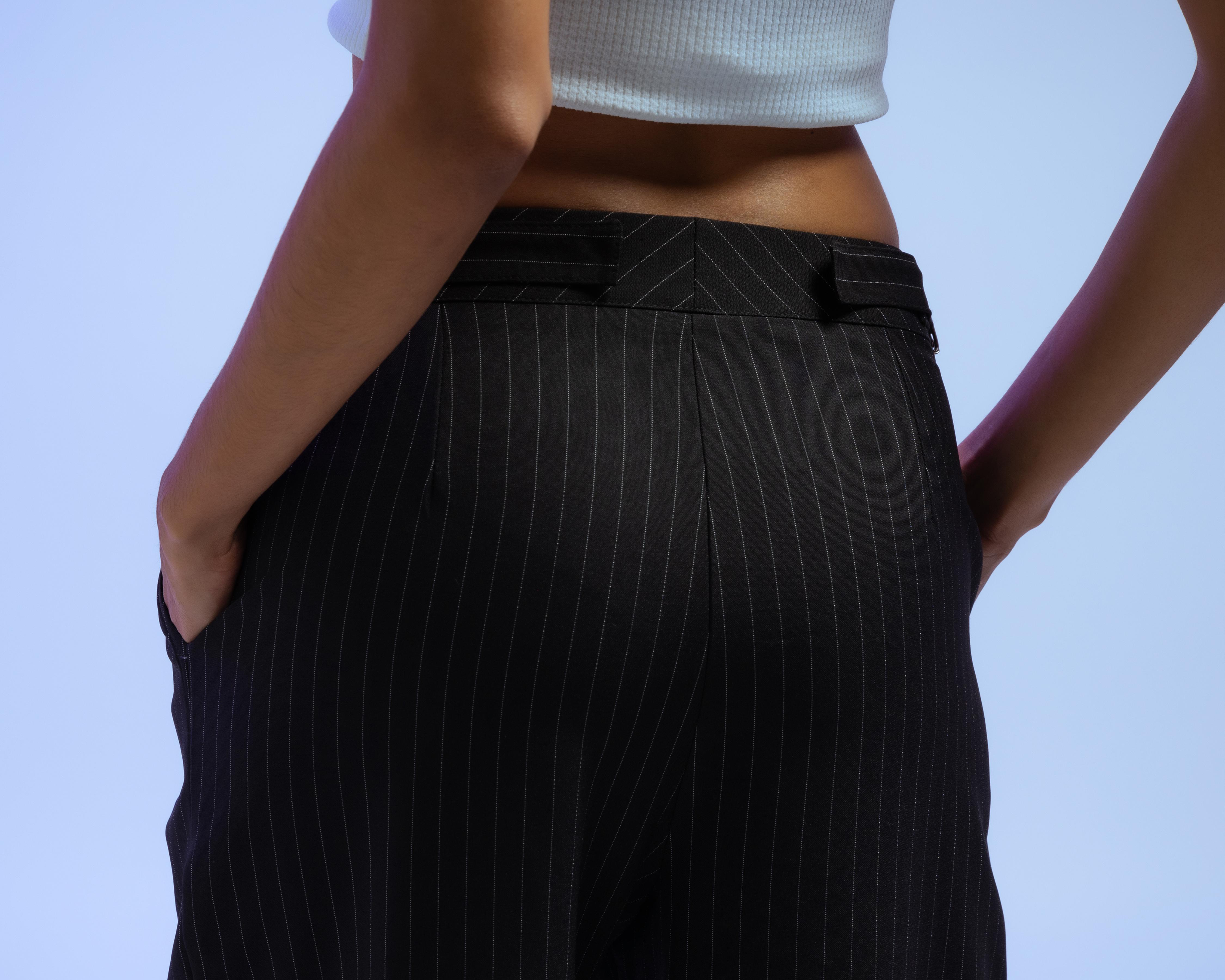 Foto 5 | Pantalón de Vestir Strona a Rayas para Mujer