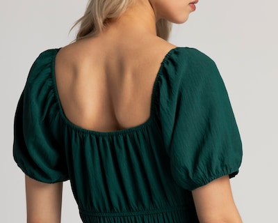 Foto 5 | Vestido Casual Refill Manga Corta Verde Jade Juvenil