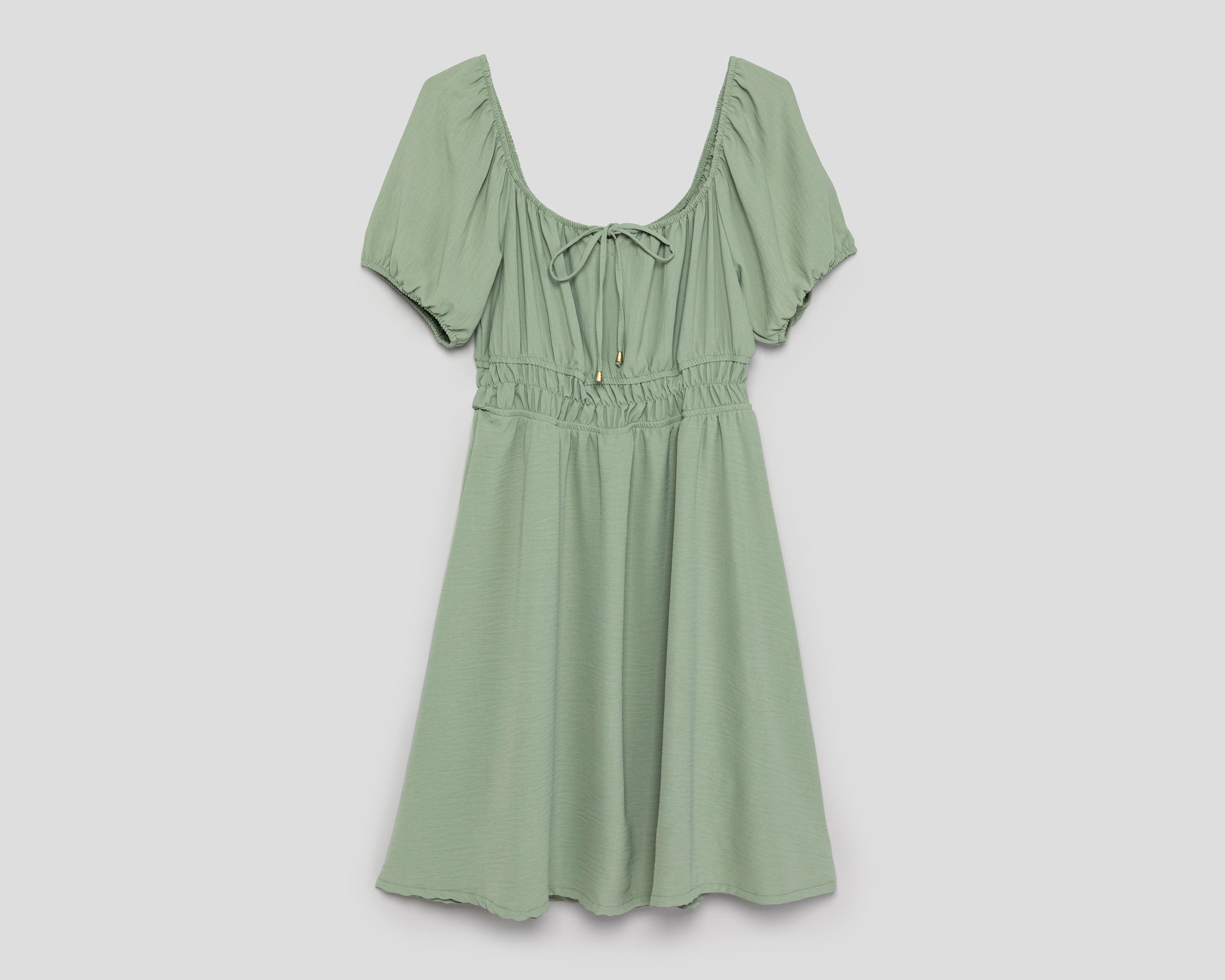 Foto 2 pulgar | Vestido Casual Refill Verde para Mujer