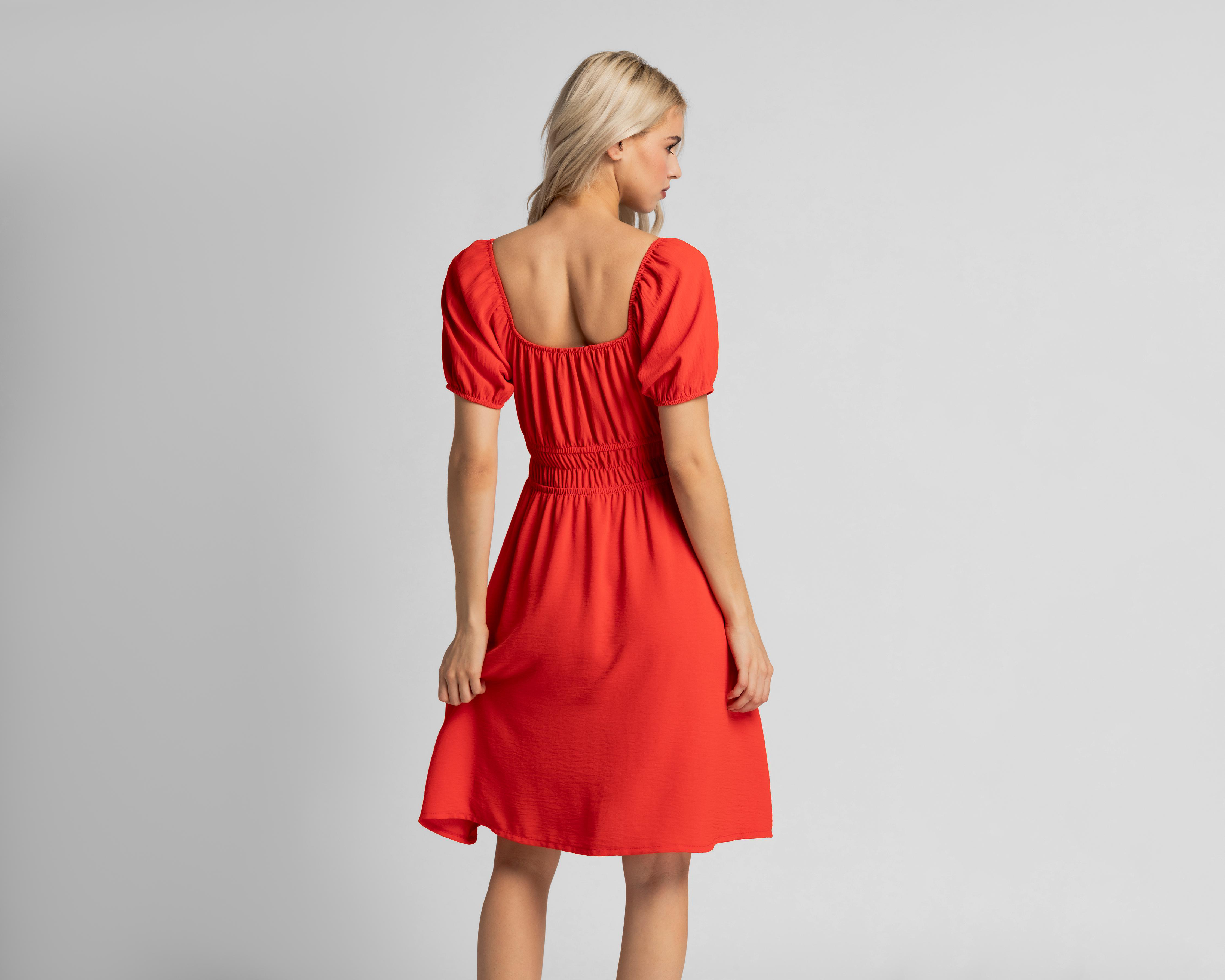 Foto 3 | Vestido Casual Refill Rojo para Mujer