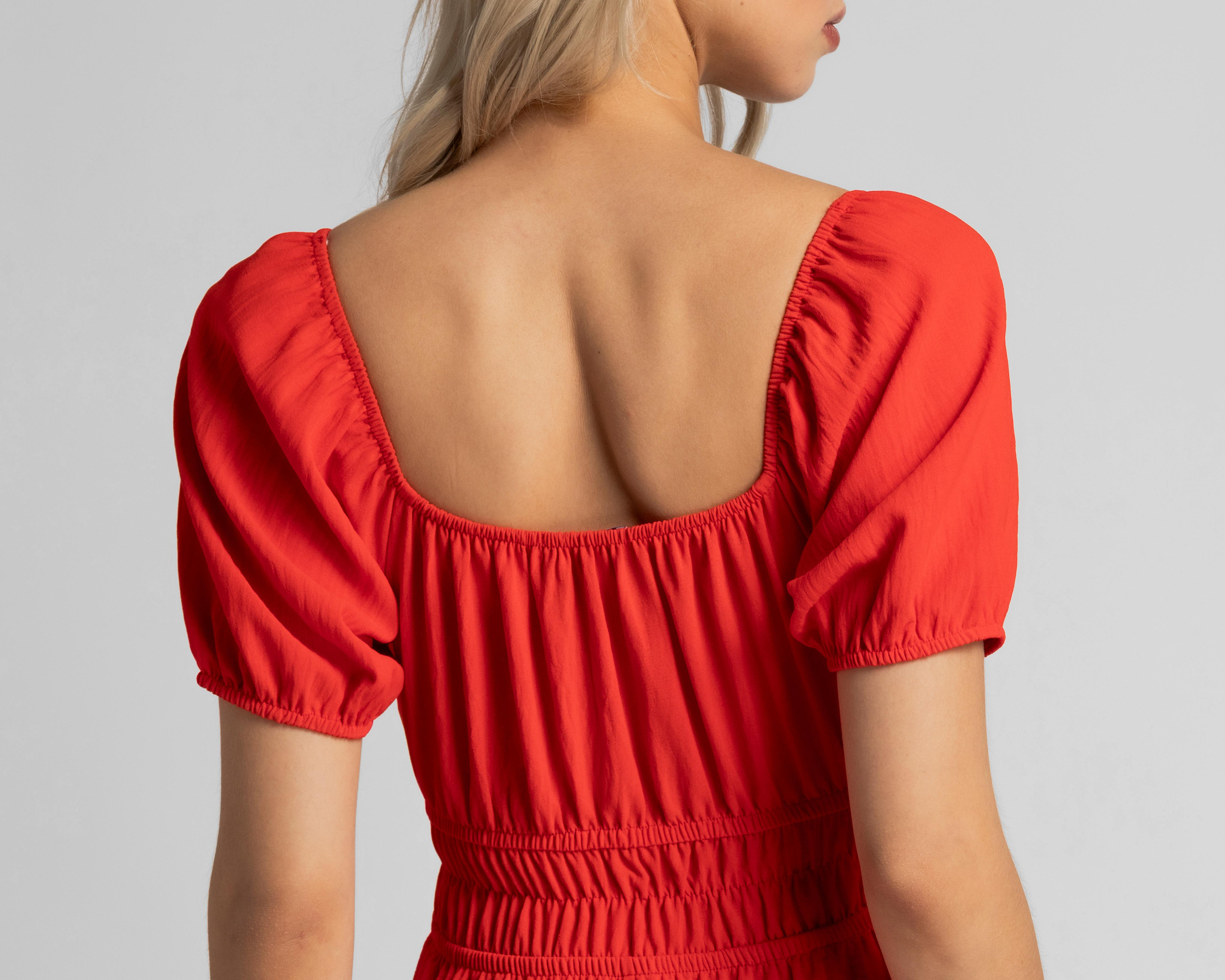 Foto 5 | Vestido Casual Refill Rojo para Mujer