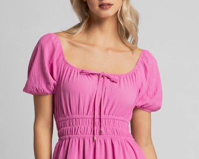 Foto 4 | Vestido Casual Refill Manga Corta con Cintura Elástica Juvenil
