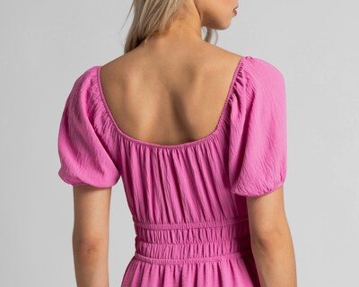 Foto 5 | Vestido Casual Refill Manga Corta con Cintura Elástica Juvenil