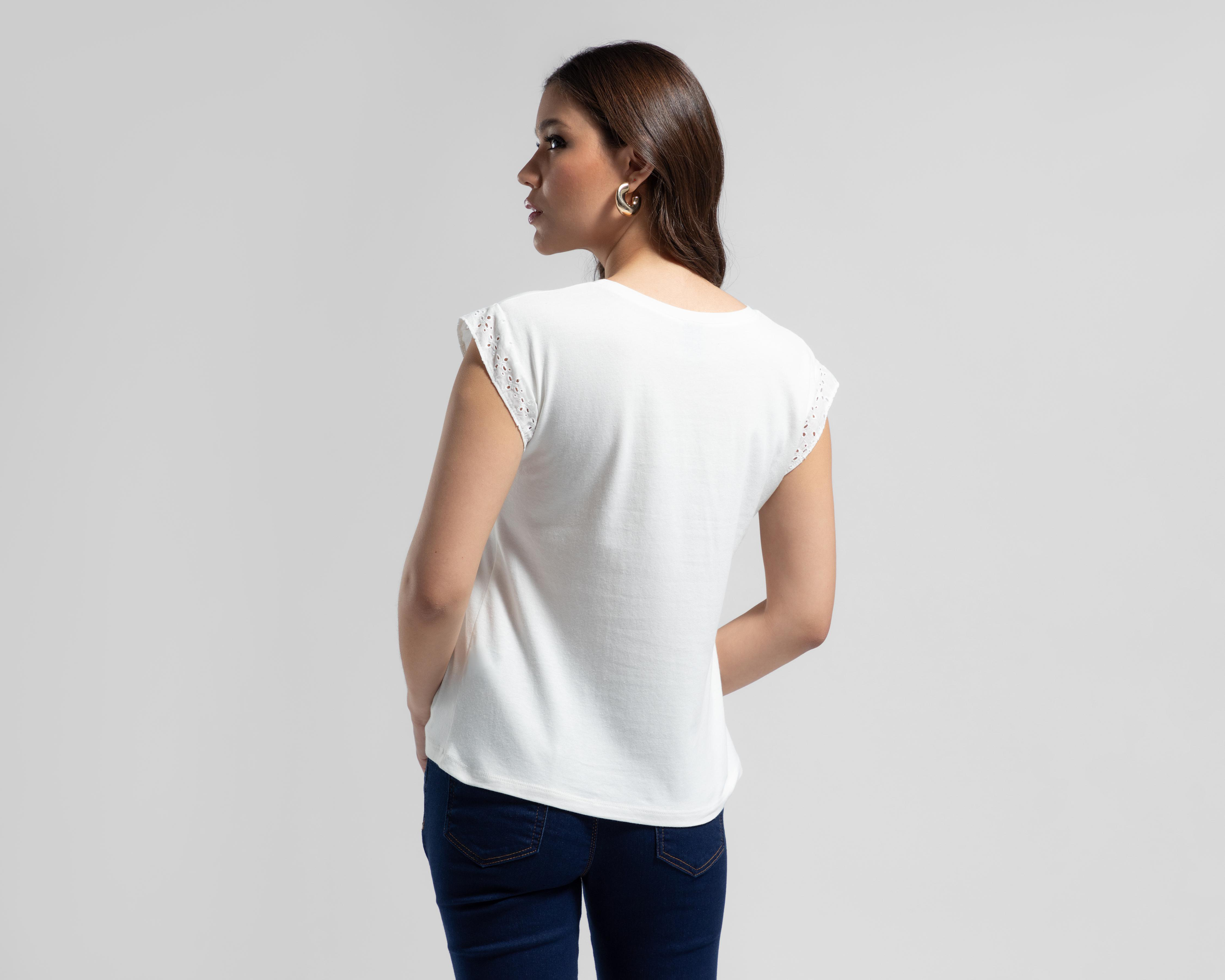 Foto 3 | Blusa Jennifer Lopez sin Mangas