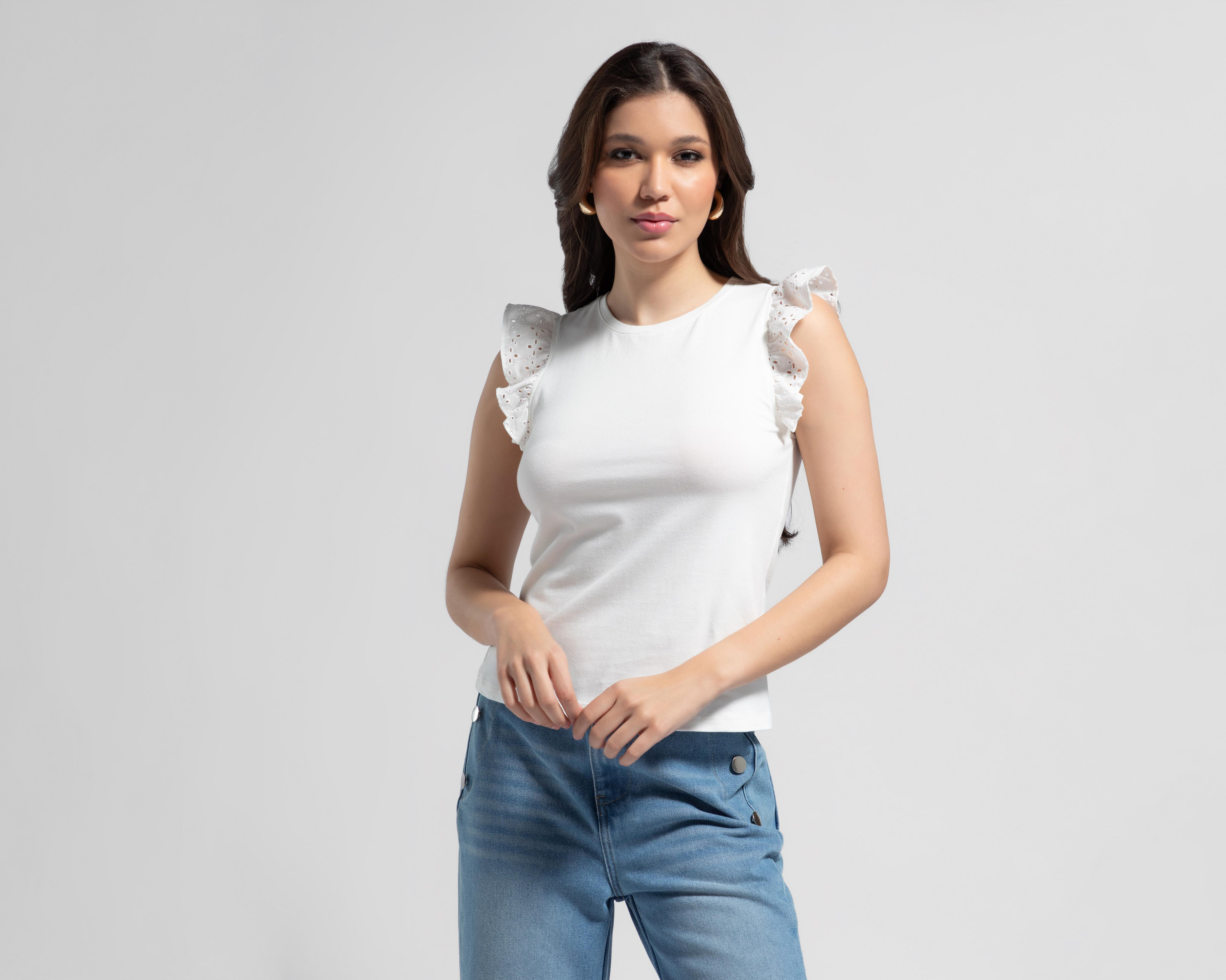 Blusa Jennifer Lopez con Bordado