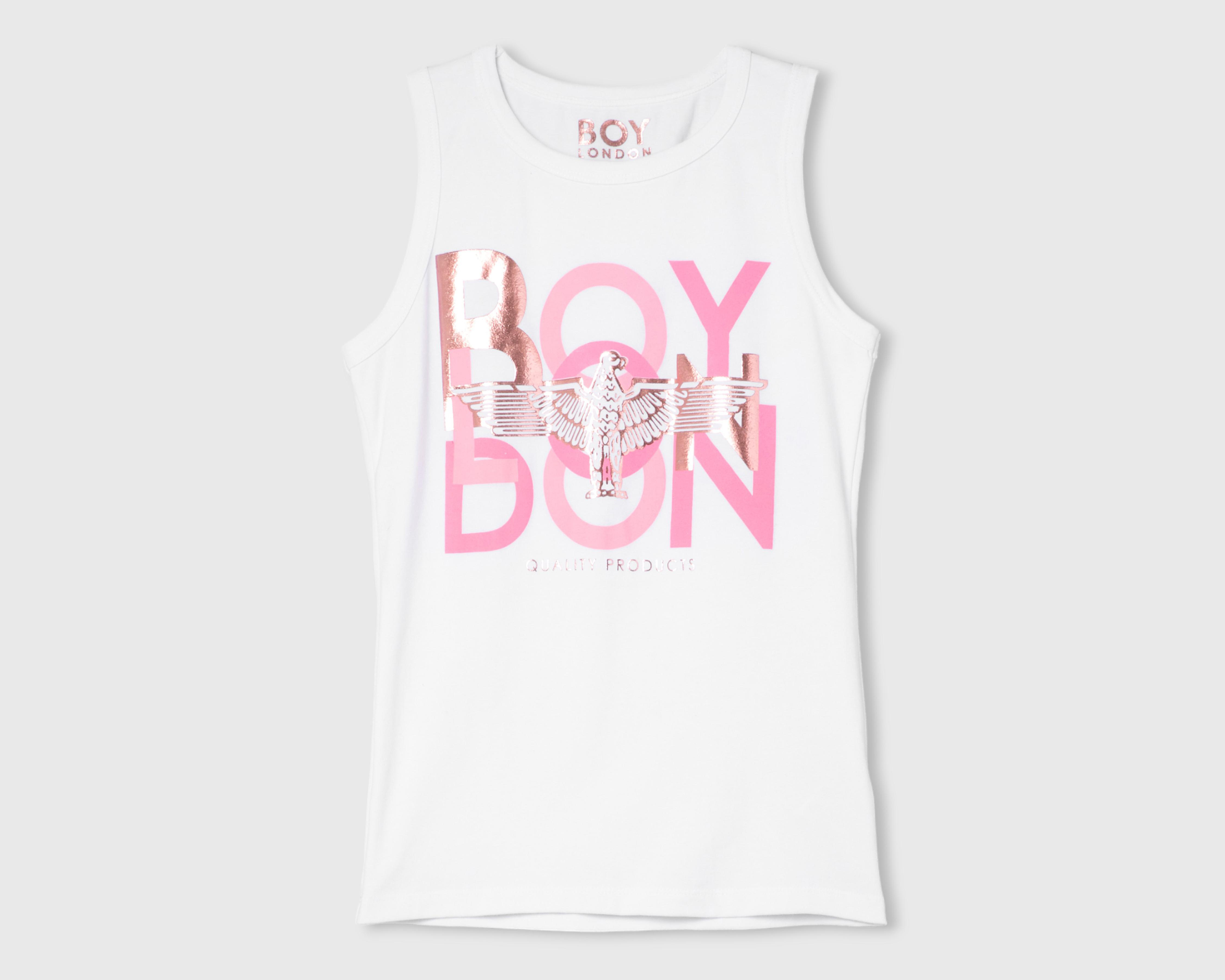 Playera Boy London sin Mangas Estampada