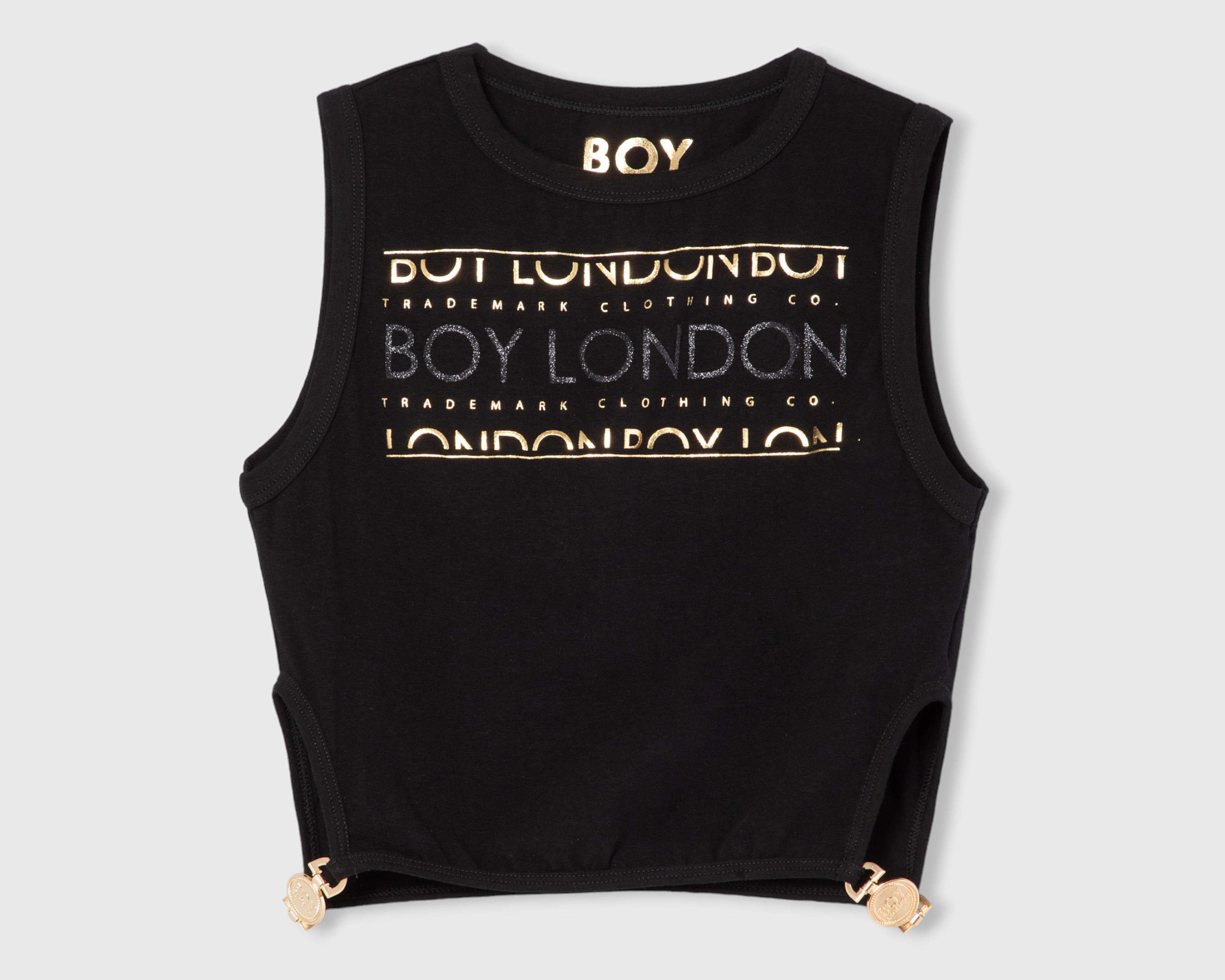 Playera Boy London Estampada con Aberturas $249