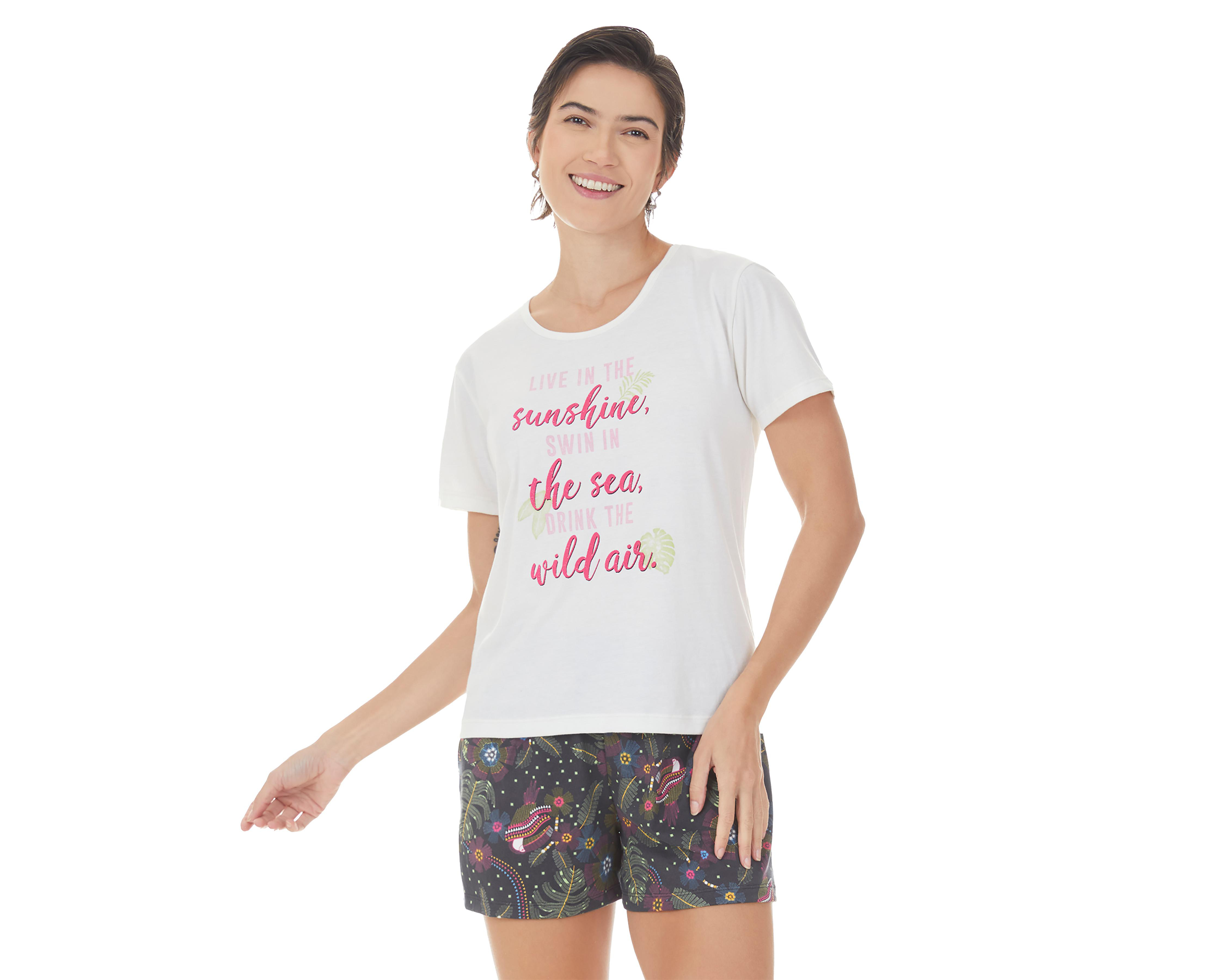 Foto 2 pulgar | Pijama Tops & Bottoms para Mujer