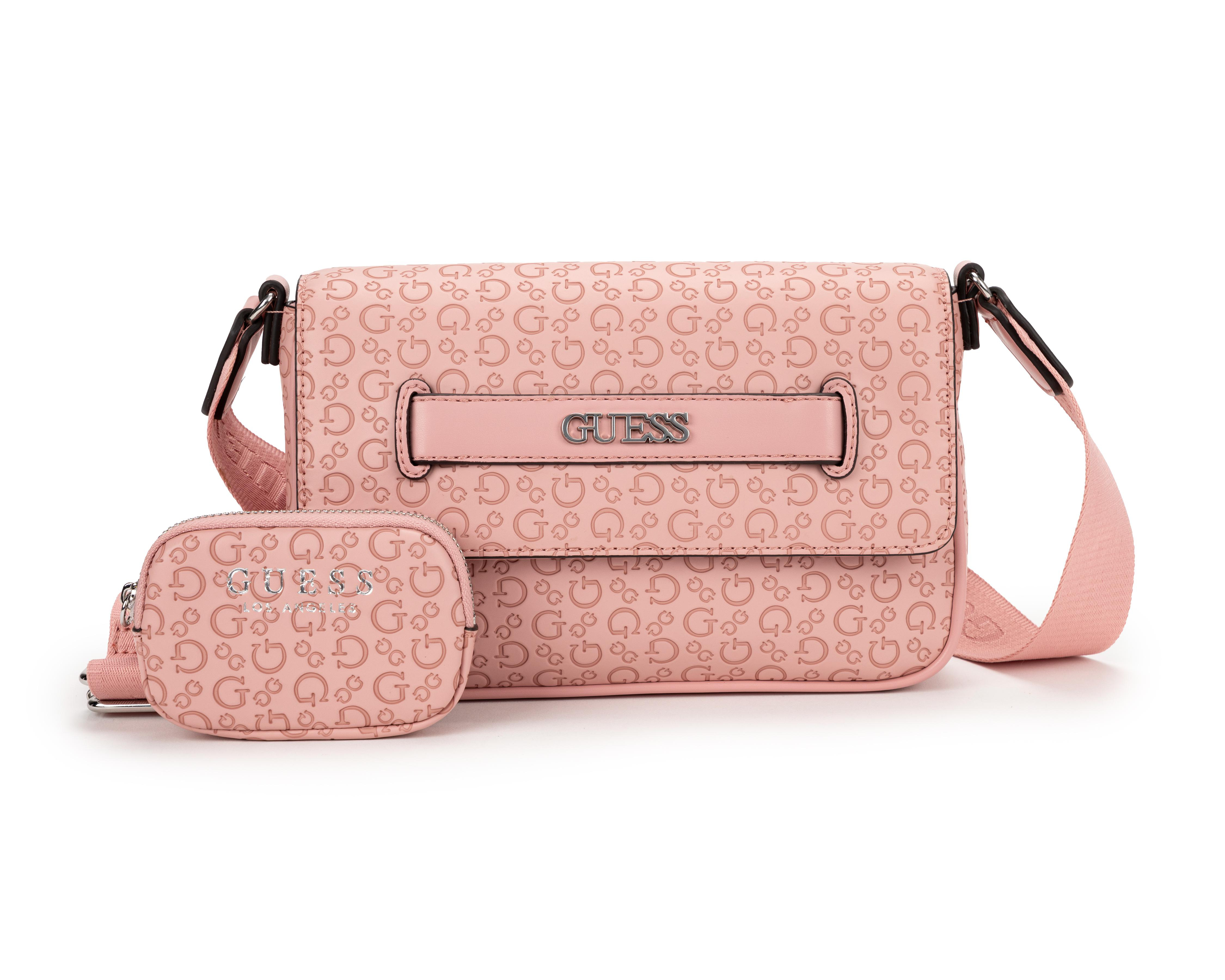 Foto 1 | Bolsa Cruzada Guess Gridley con Monedero