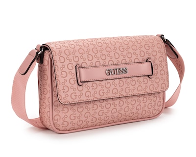 Foto 3 | Bolsa Cruzada Guess Gridley con Monedero