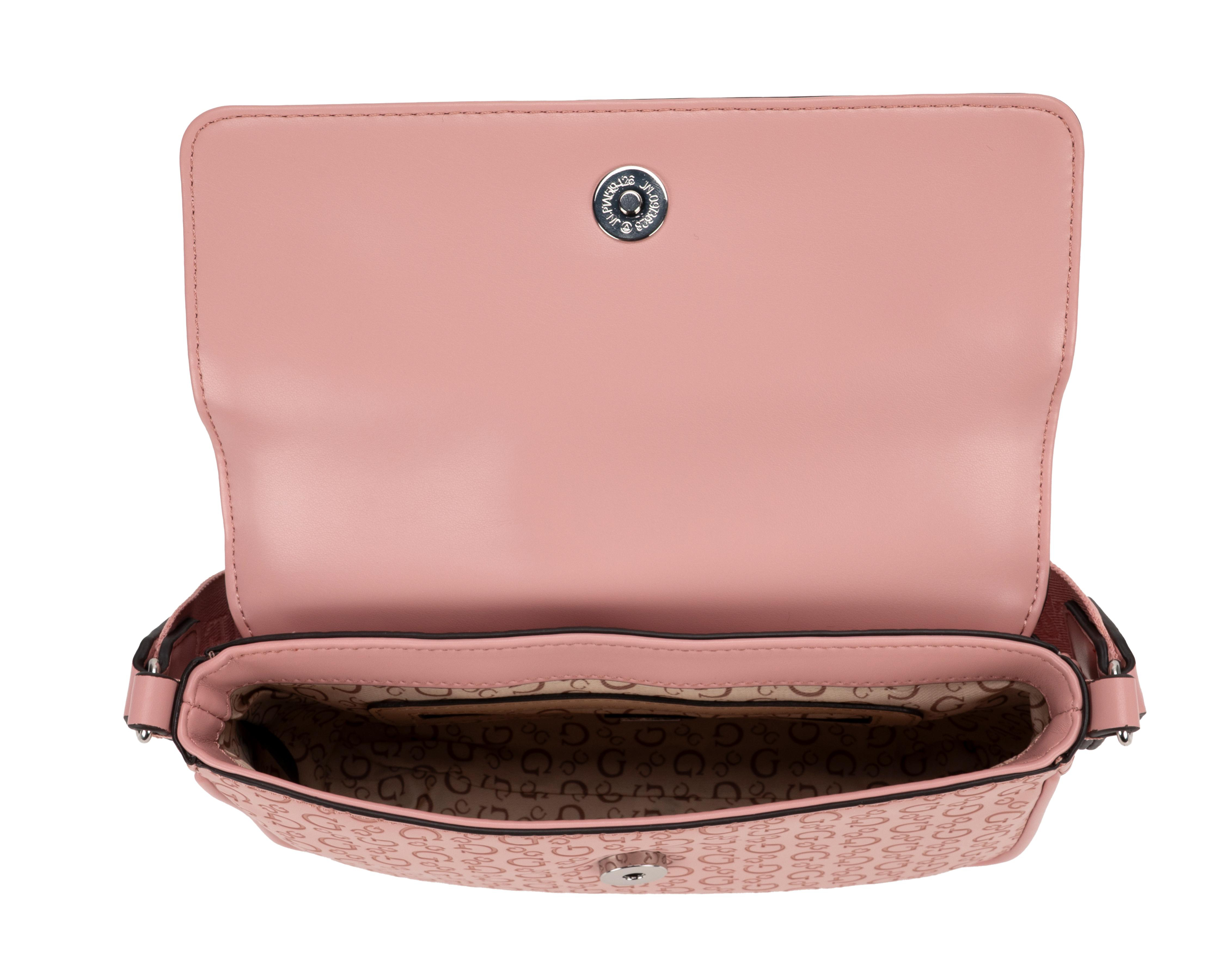 Foto 6 pulgar | Bolsa Cruzada Guess Gridley con Monedero