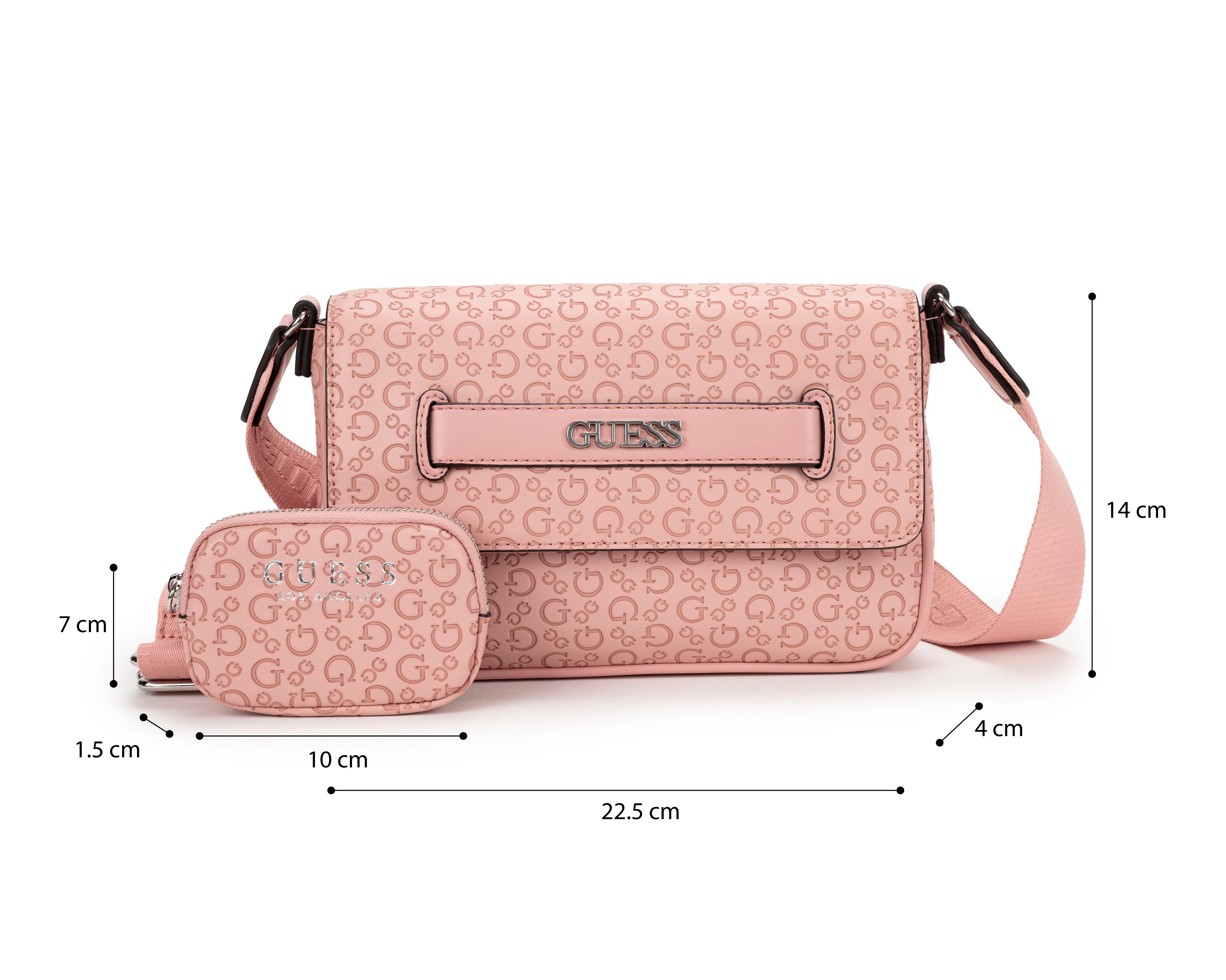 Foto 6 | Bolsa Cruzada Guess Gridley con Monedero