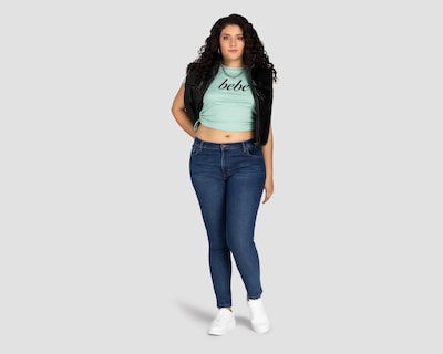 Foto 5 | Jeans Slim Lee para Mujer