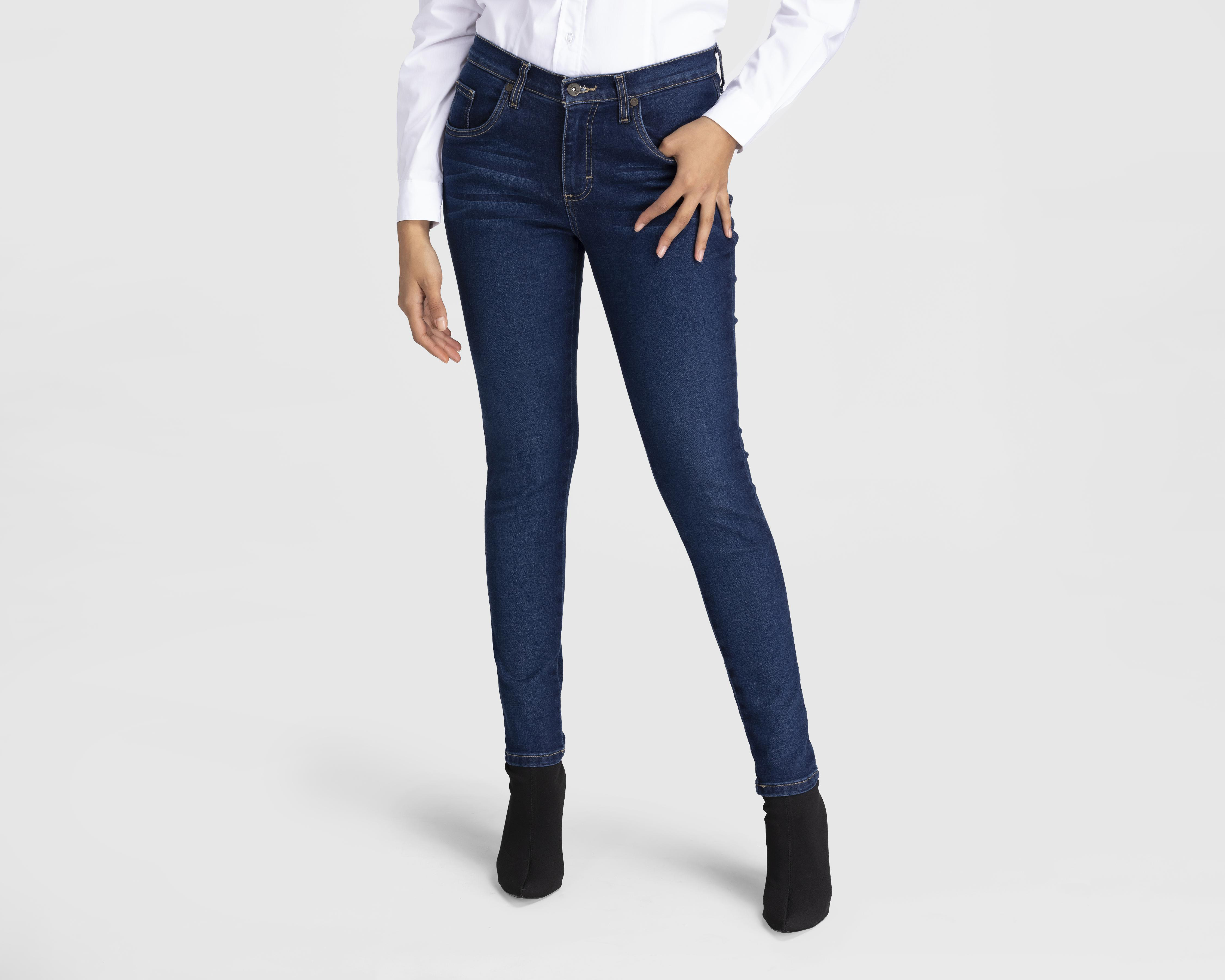 Jeans Lee Skinny Fit Deslavados