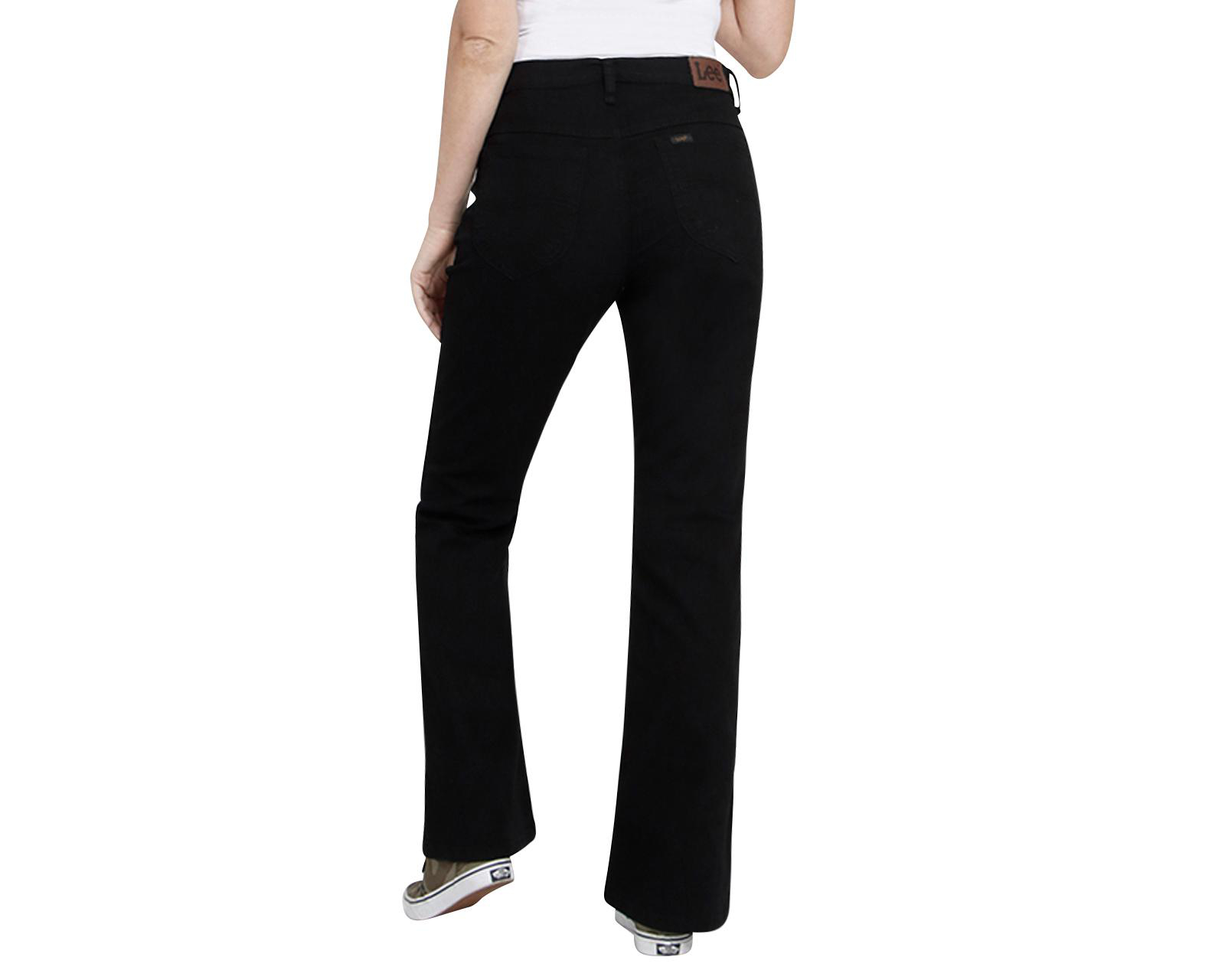 Foto 3 | Jeans Lee Flare Negro