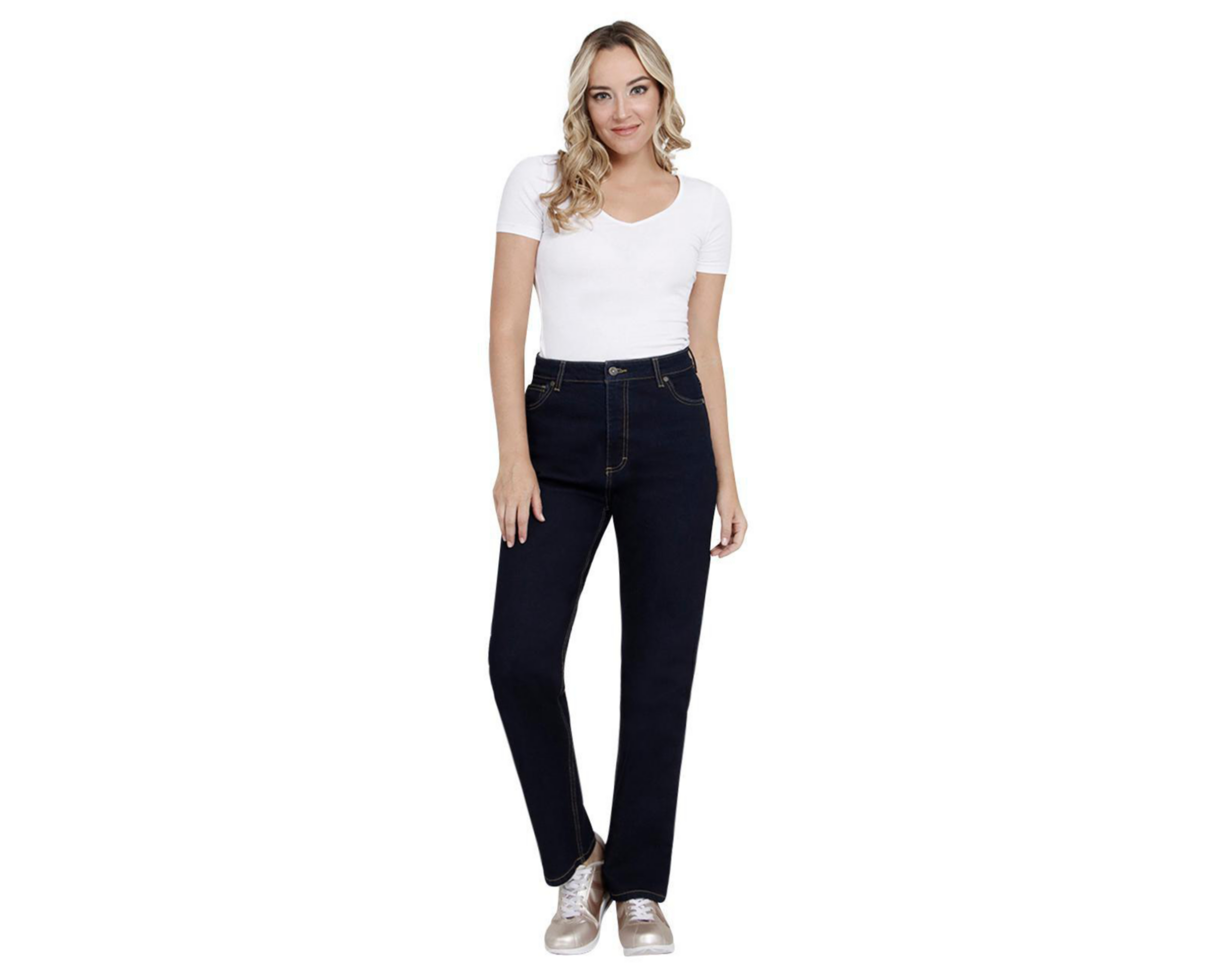 Foto 4 | Jeans Mom Lee para Mujer