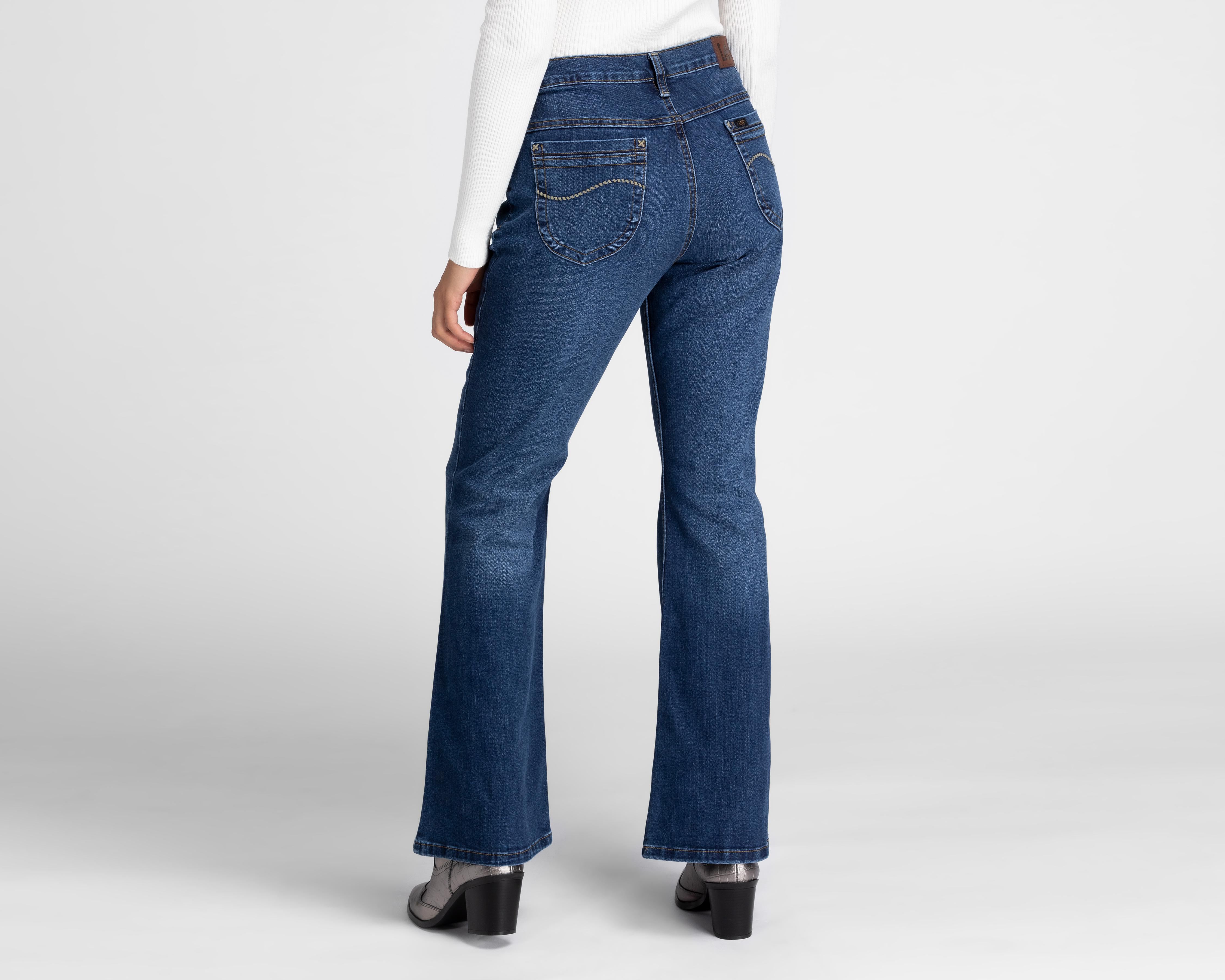 Foto 4 pulgar | Jeans Flare Lee para Mujer