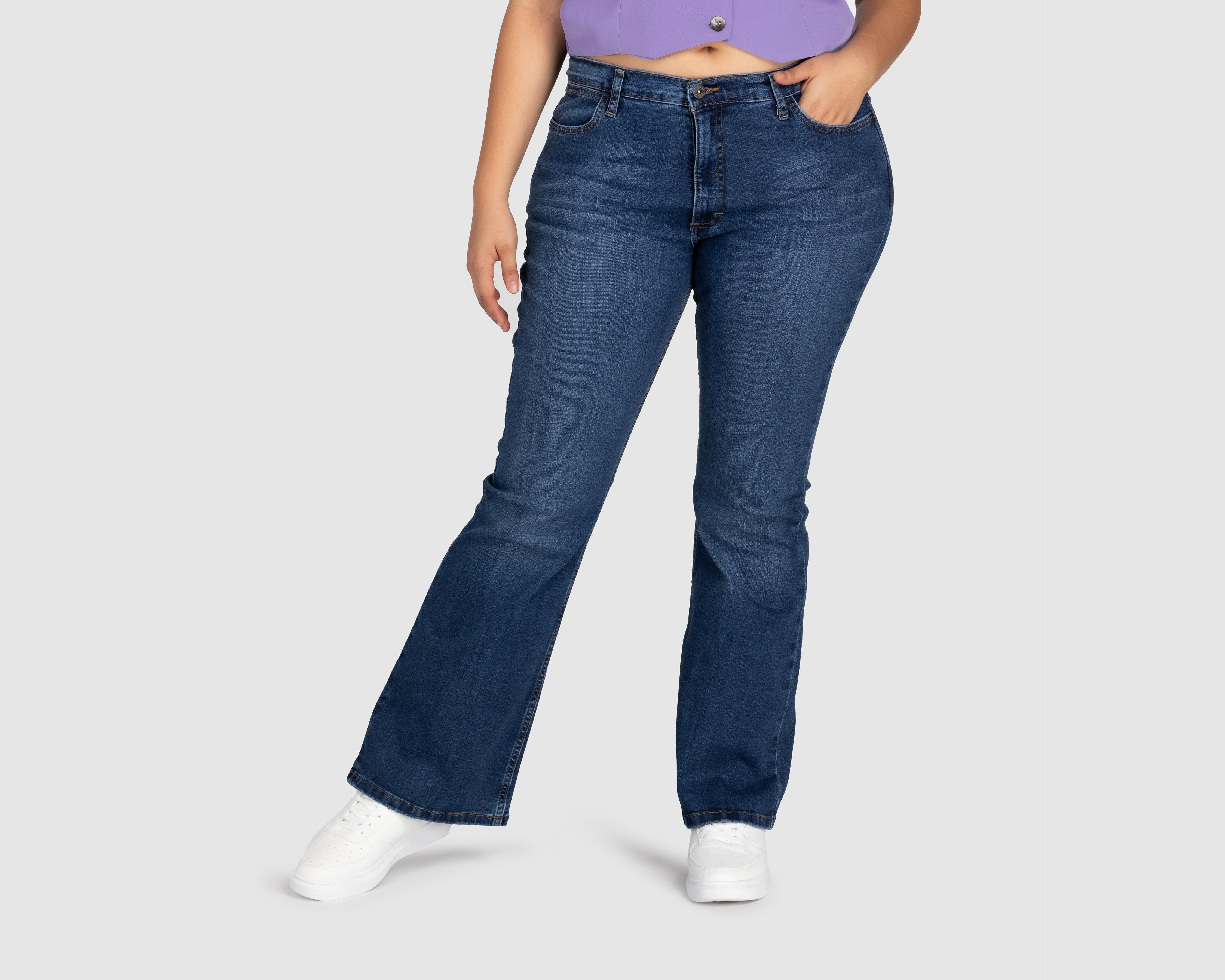 Foto 5 pulgar | Jeans Flare Lee para Mujer