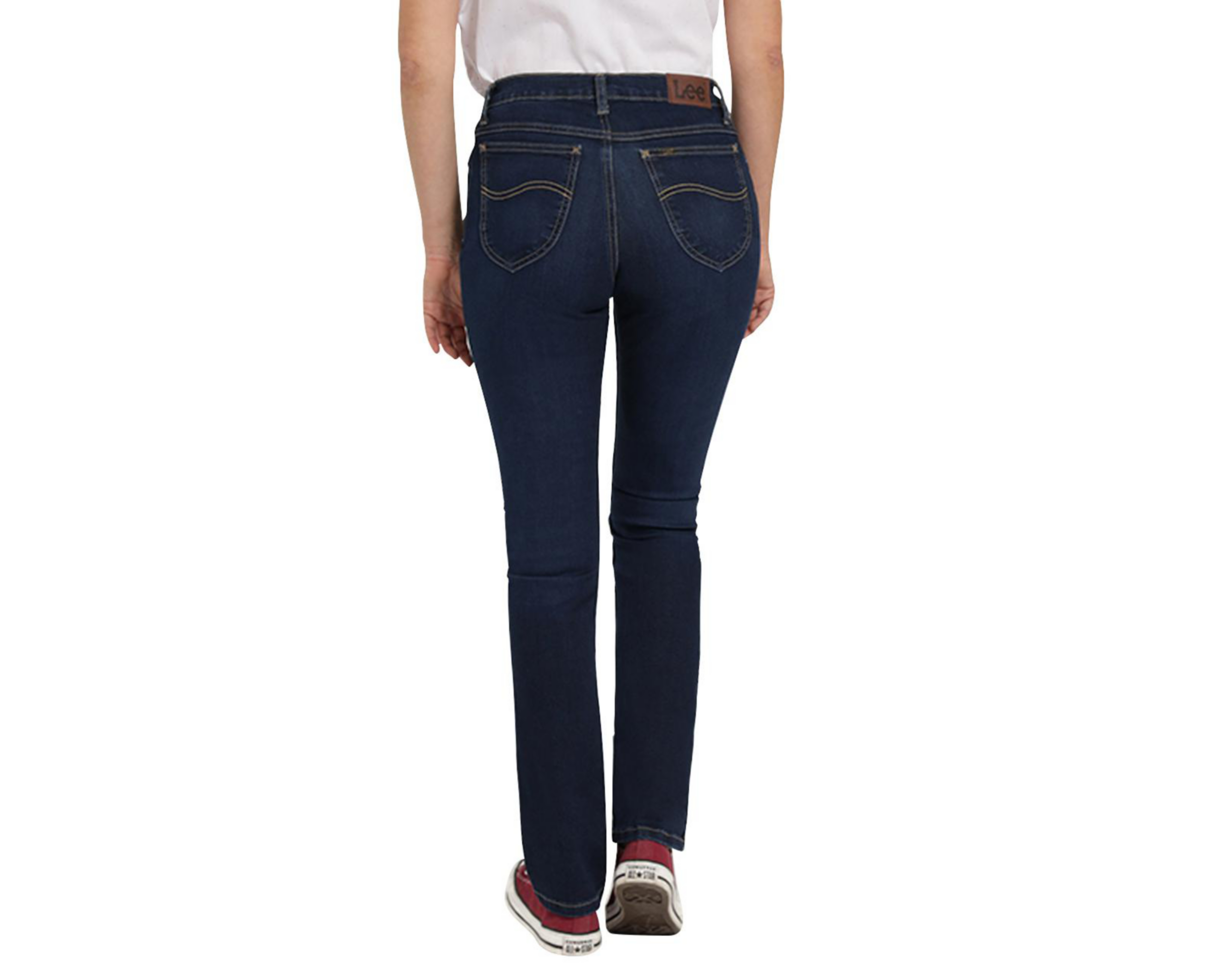 Foto 3 | Jeans Lee Slim Fit Tiro Alto