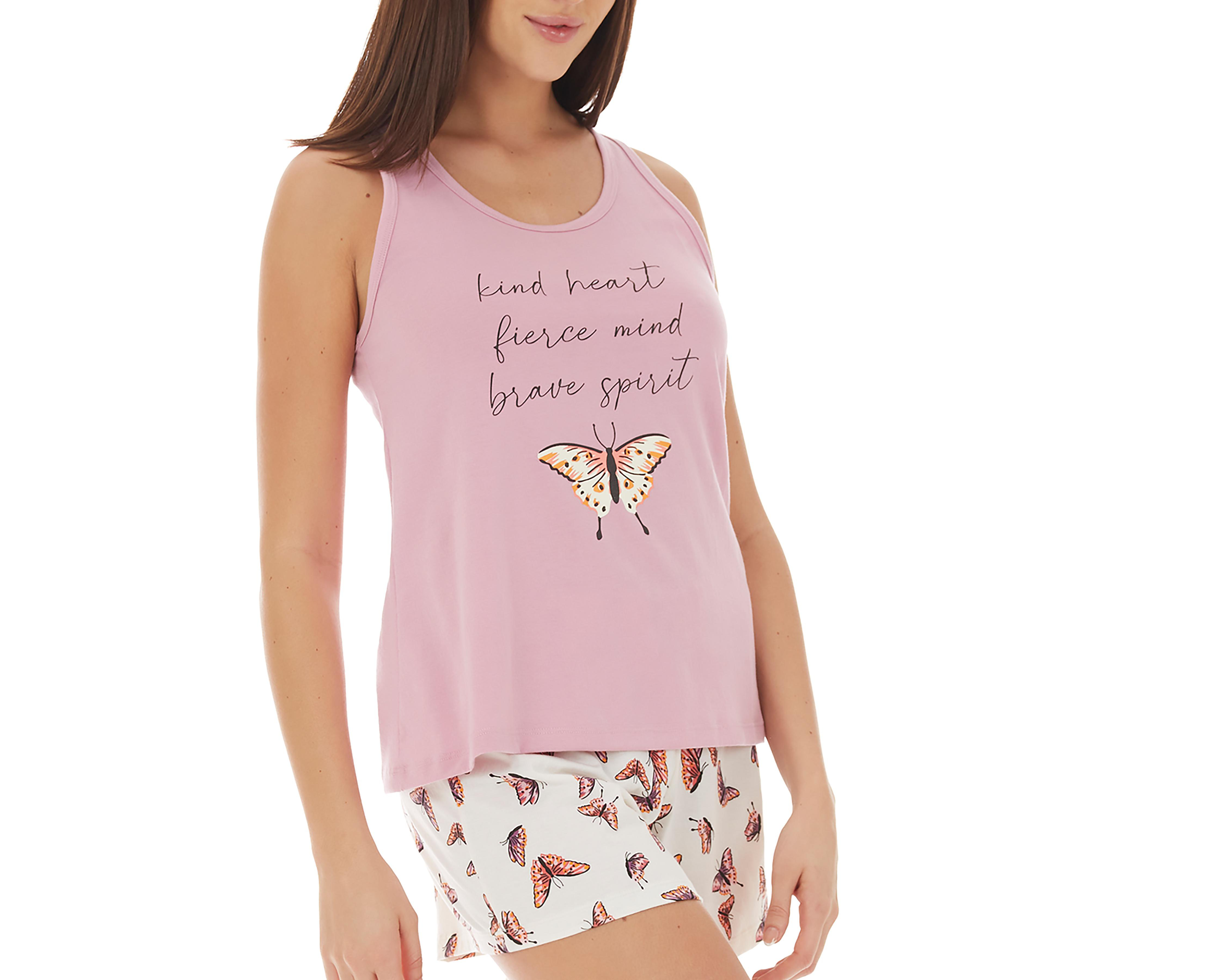 Foto 4 pulgar | Pijama Tops & Bottoms para Mujer