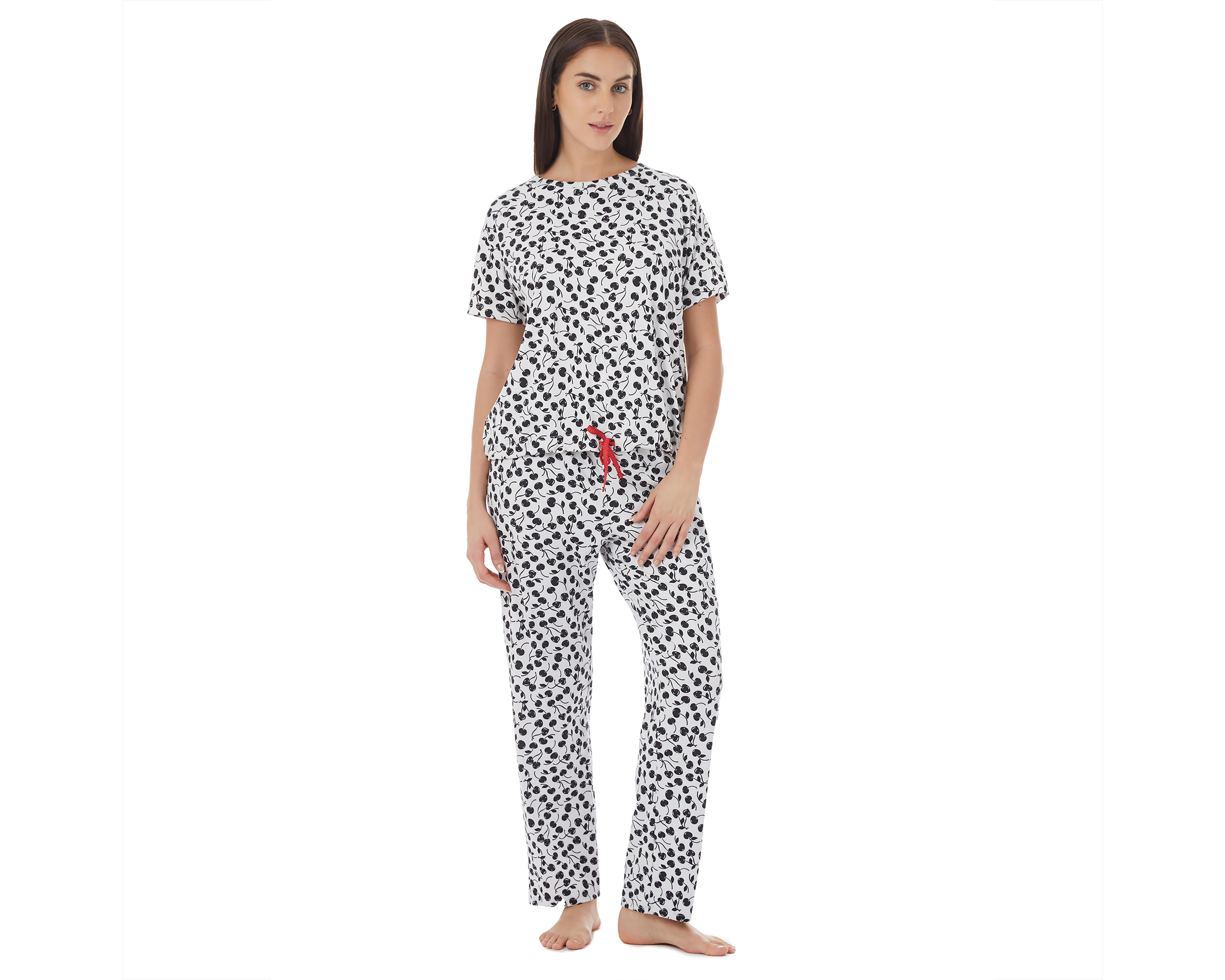 Foto 2 pulgar | Pijama Tops & Bottoms para Mujer 2 Piezas