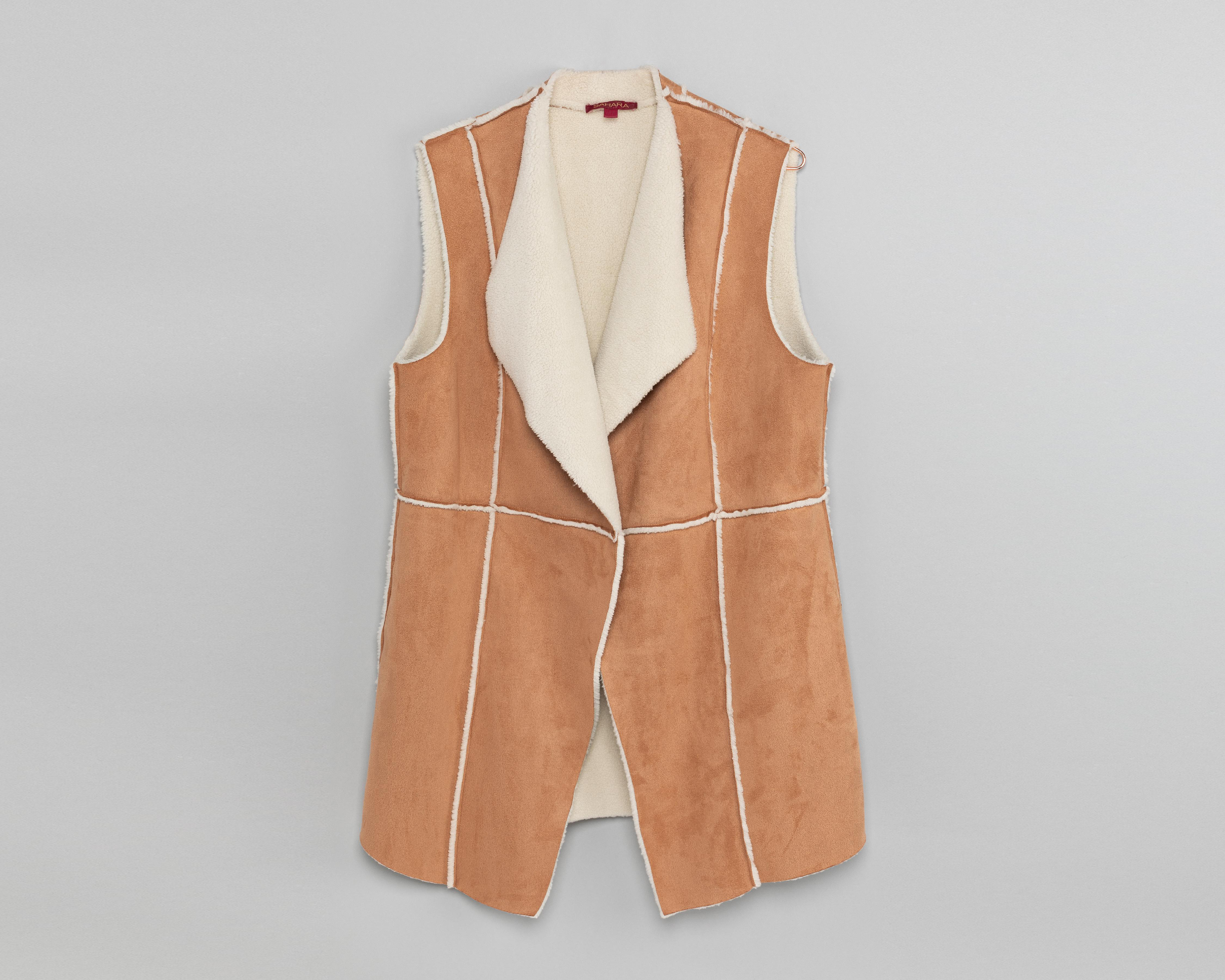 Foto 5 | Chaleco Sahara Camel Aborregado