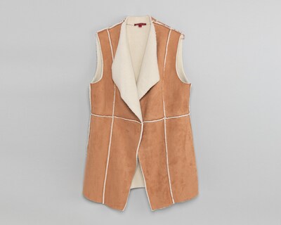 Foto 5 | Chaleco Sahara Camel Aborregado