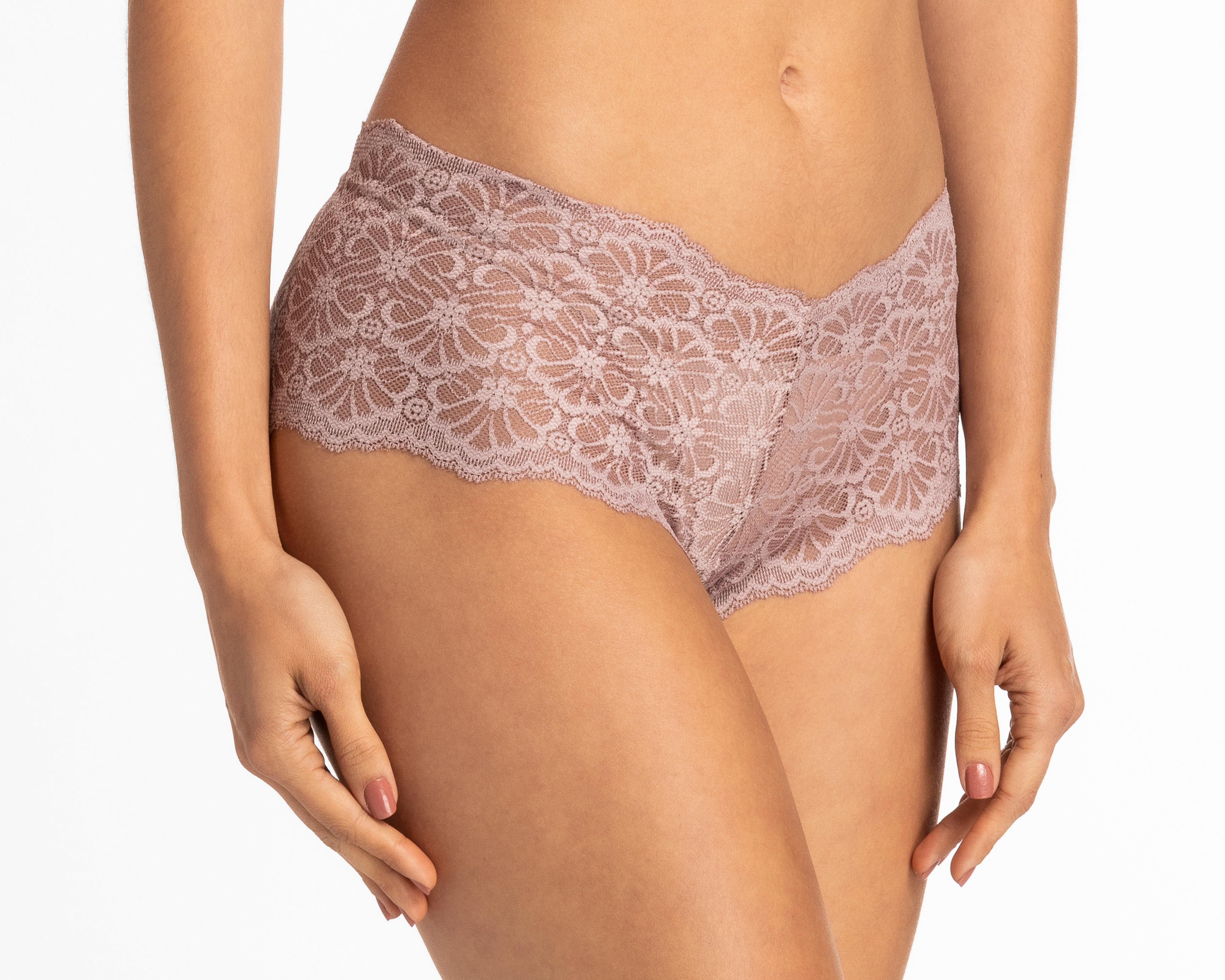 Foto 3 pulgar | Bóxer Valeria Intimates de Encaje para Mujer 3 Pack