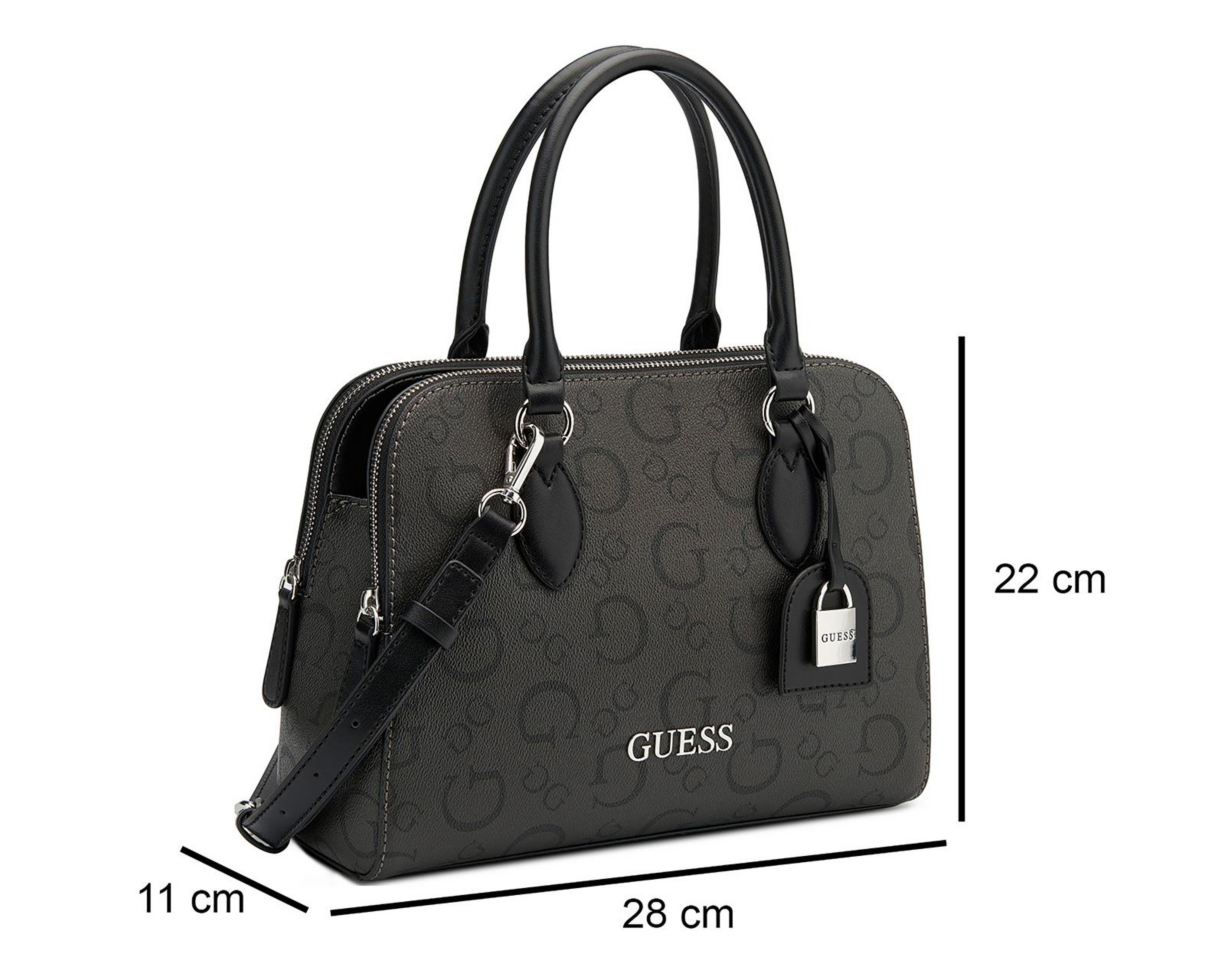 Foto 6 pulgar | Bolsa de Hombro Guess