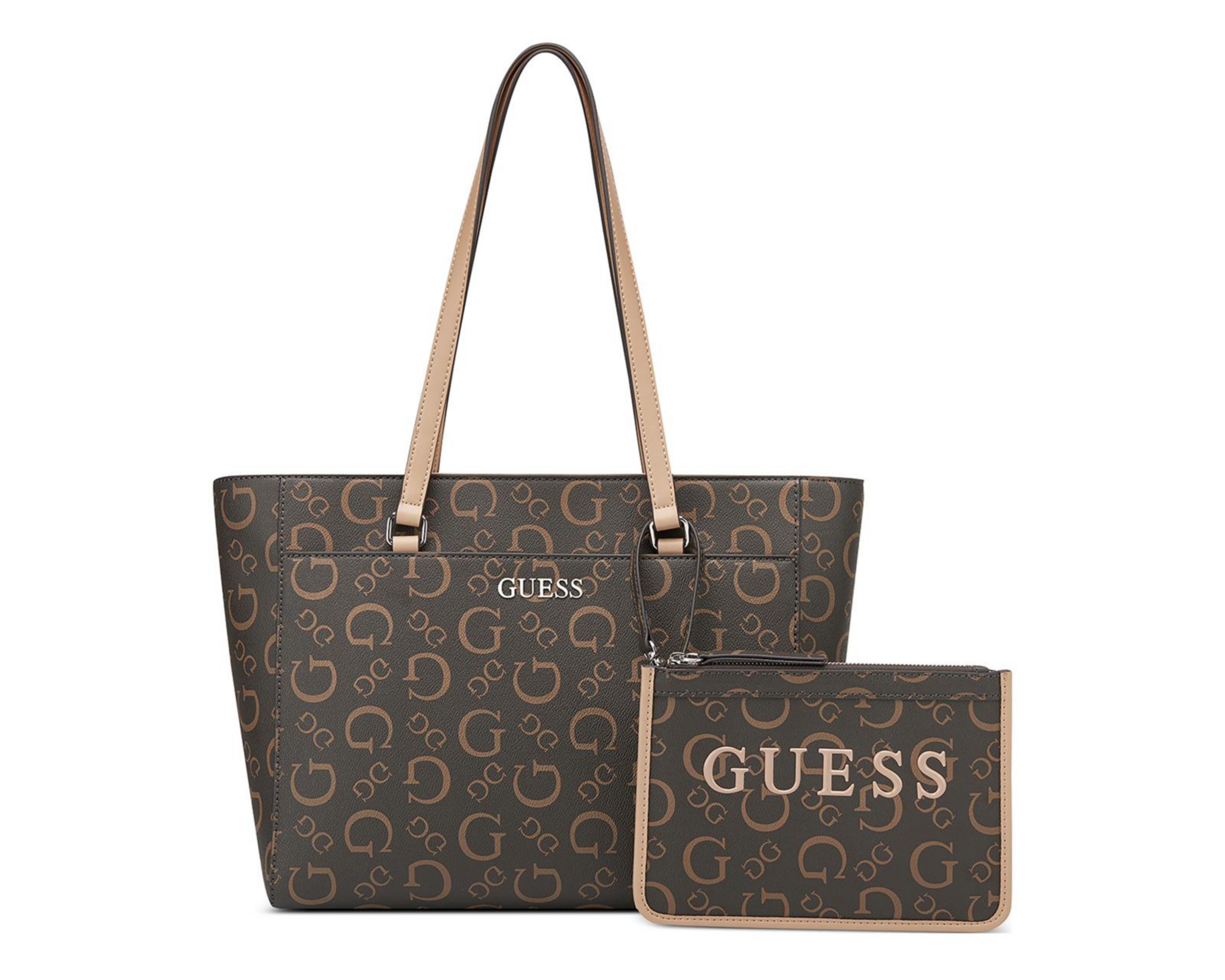 Foto 3 pulgar | Bolsa de Mano Guess Delphine con Monedero