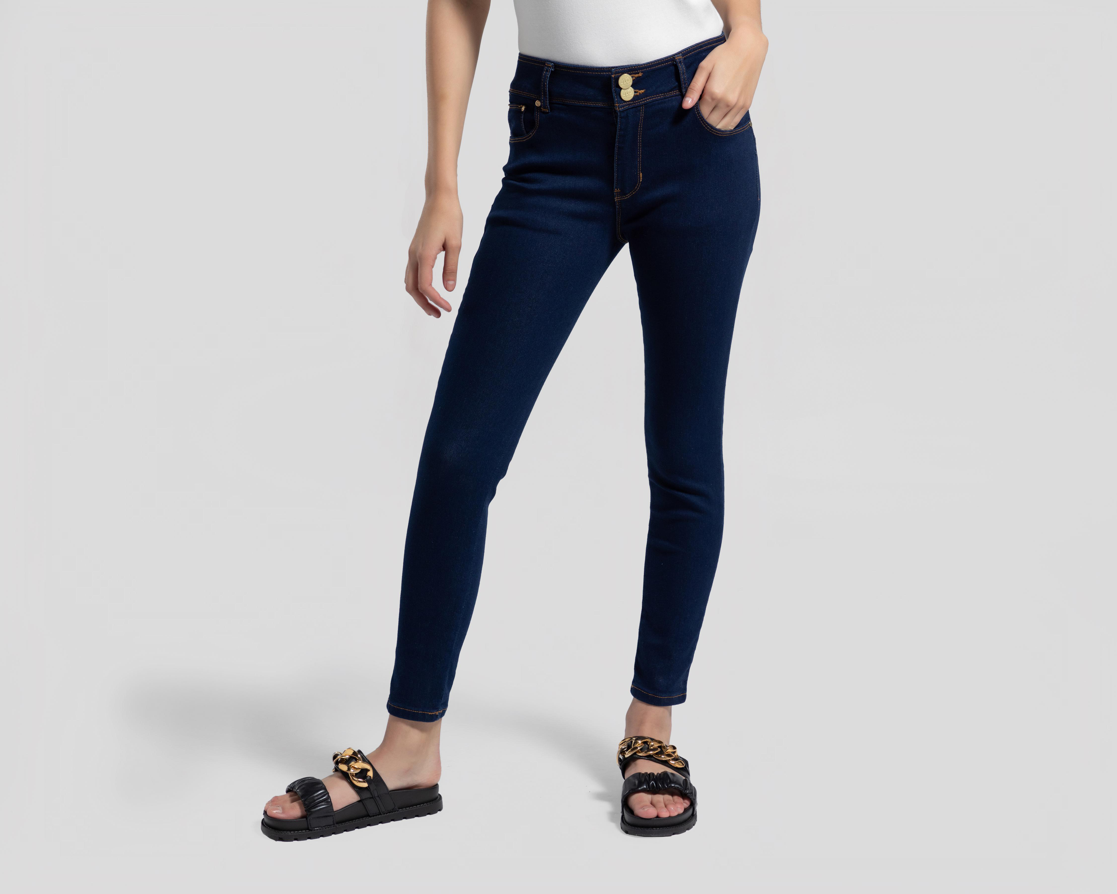 Jeans Jennifer Lopez Skinny con Cintura Alta $174