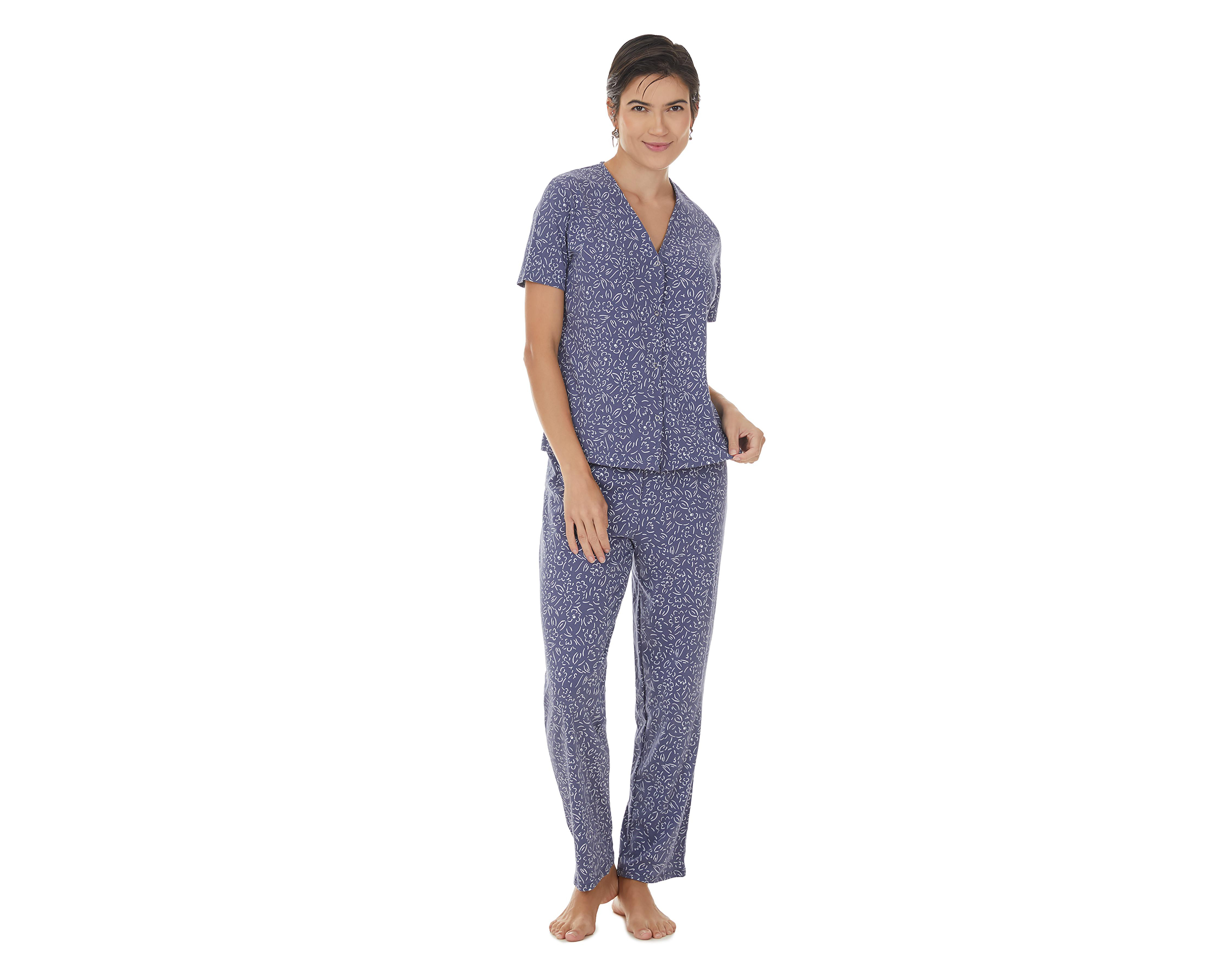 Foto 2 pulgar | Pijama de Algodón Tops & Bottoms para Mujer 2 Piezas