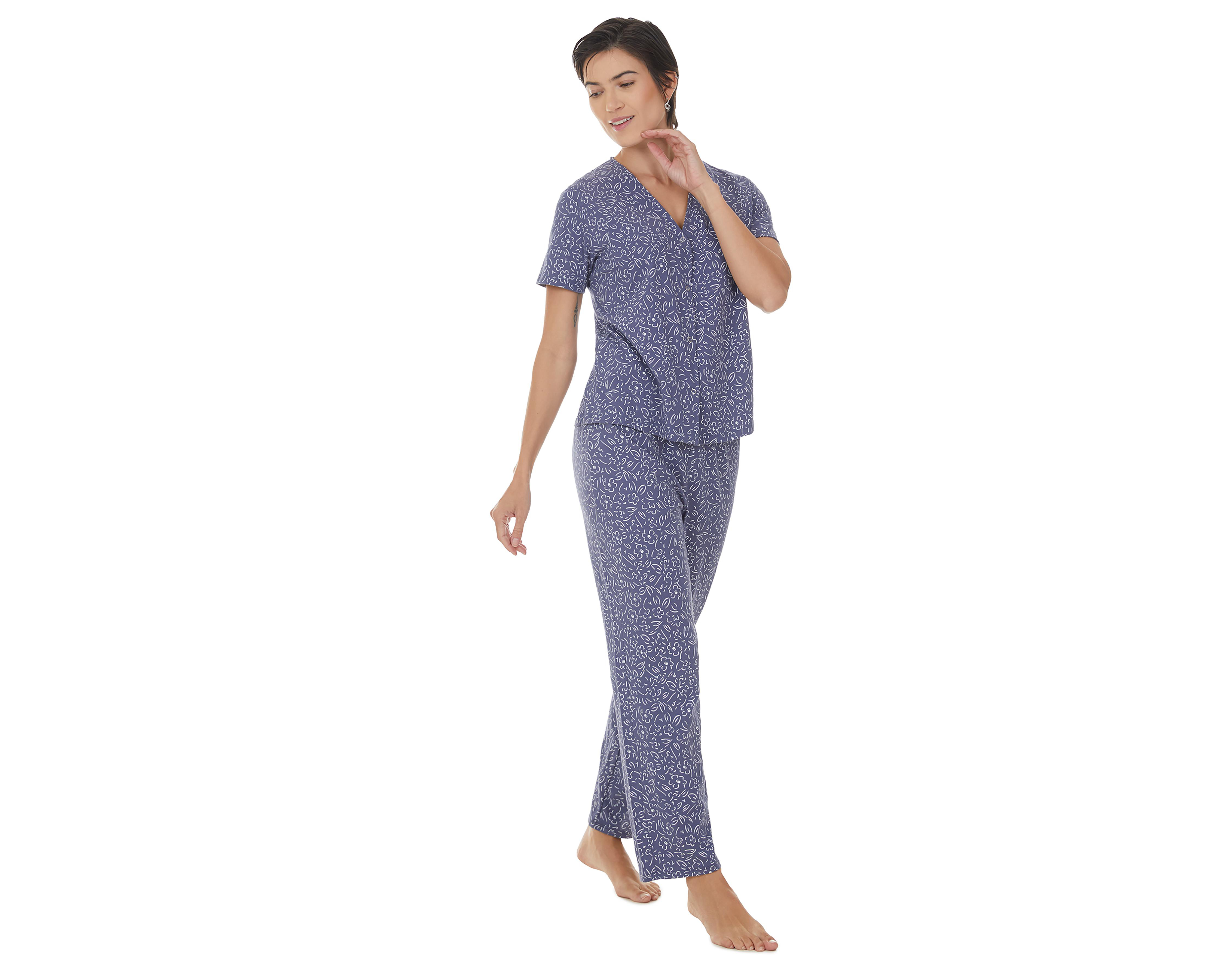 Foto 3 pulgar | Pijama de Algodón Tops & Bottoms para Mujer 2 Piezas