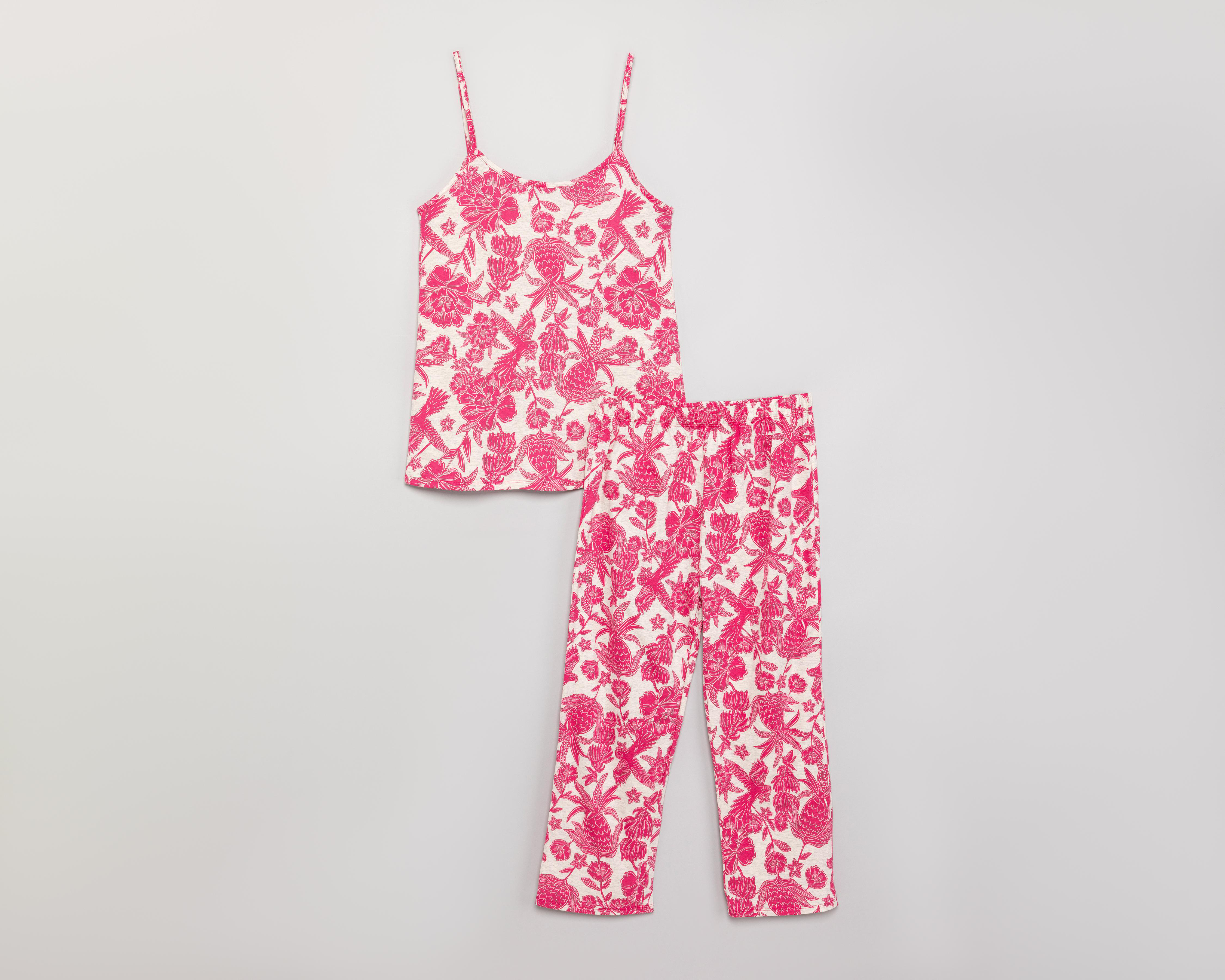 Foto 1 | Pijama Tops & Bottoms para Mujer 2 Piezas